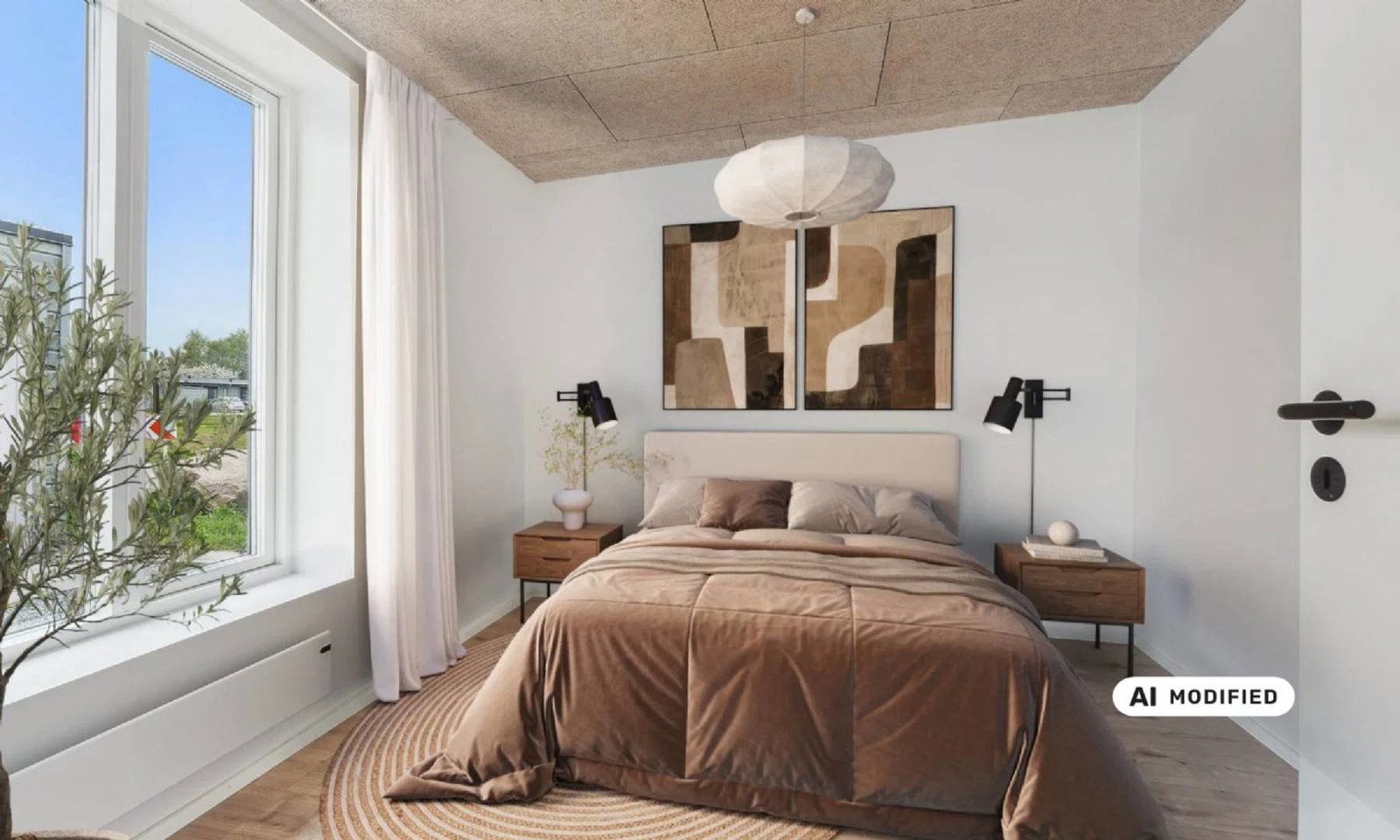 Unikke etplans huse med egen p-plads