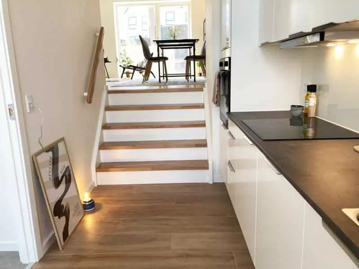 Moderne 4-værelses rækkehus med god plads.