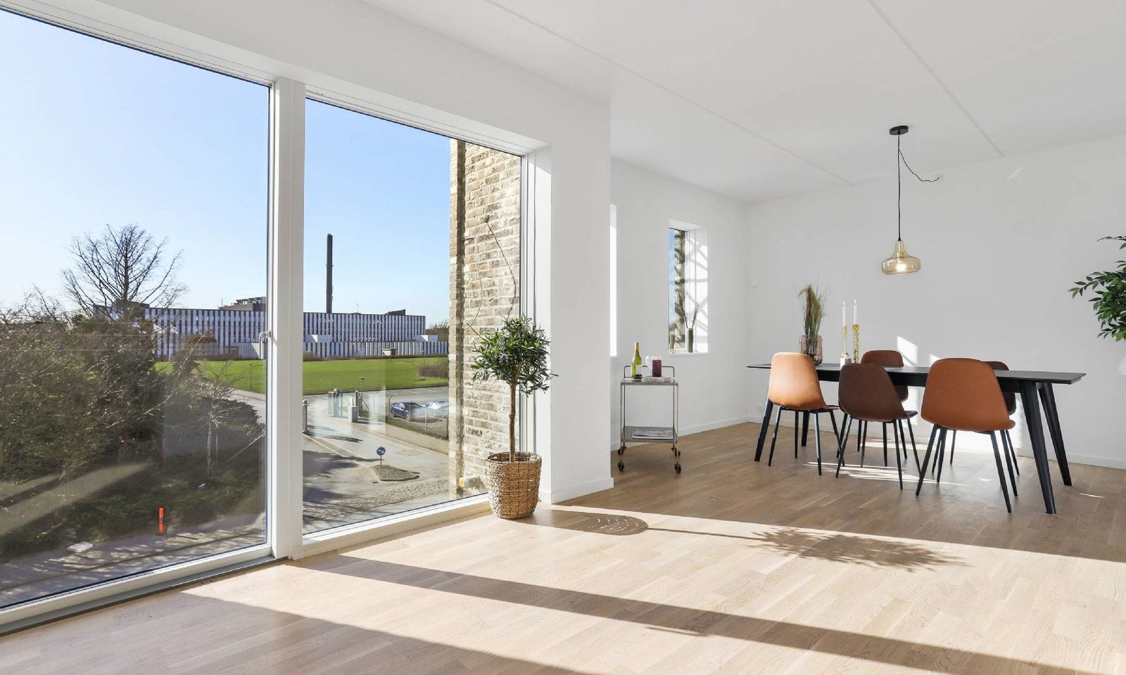 3-værelses lejlighed med egen terrasse