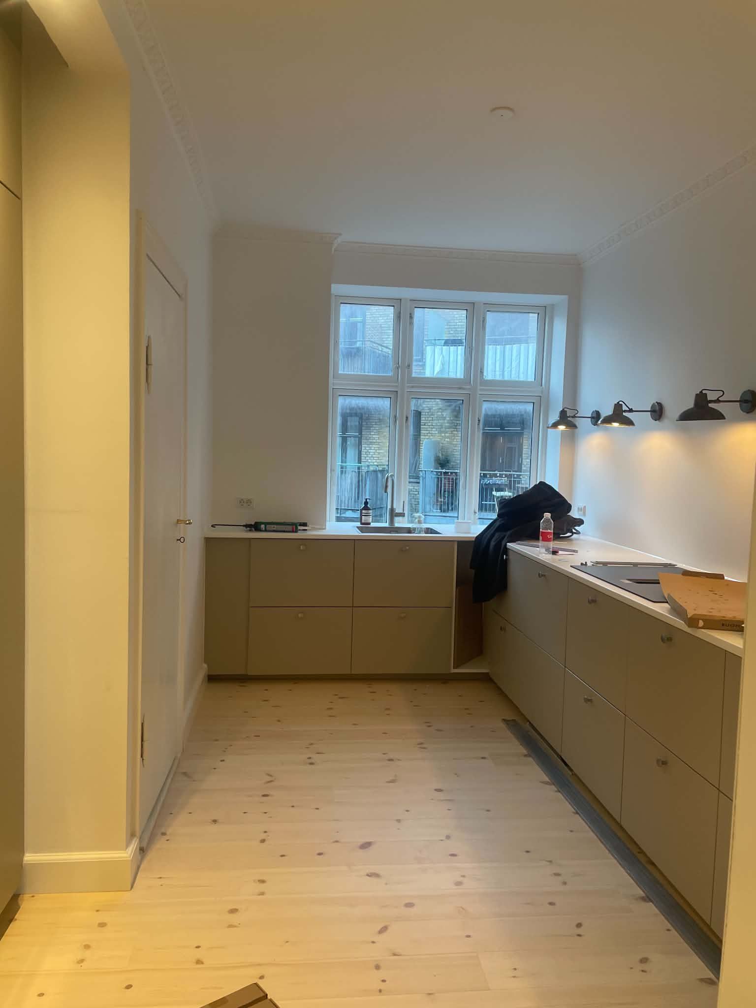 Nyrenoveret herskabslejlighed på Vesterbro