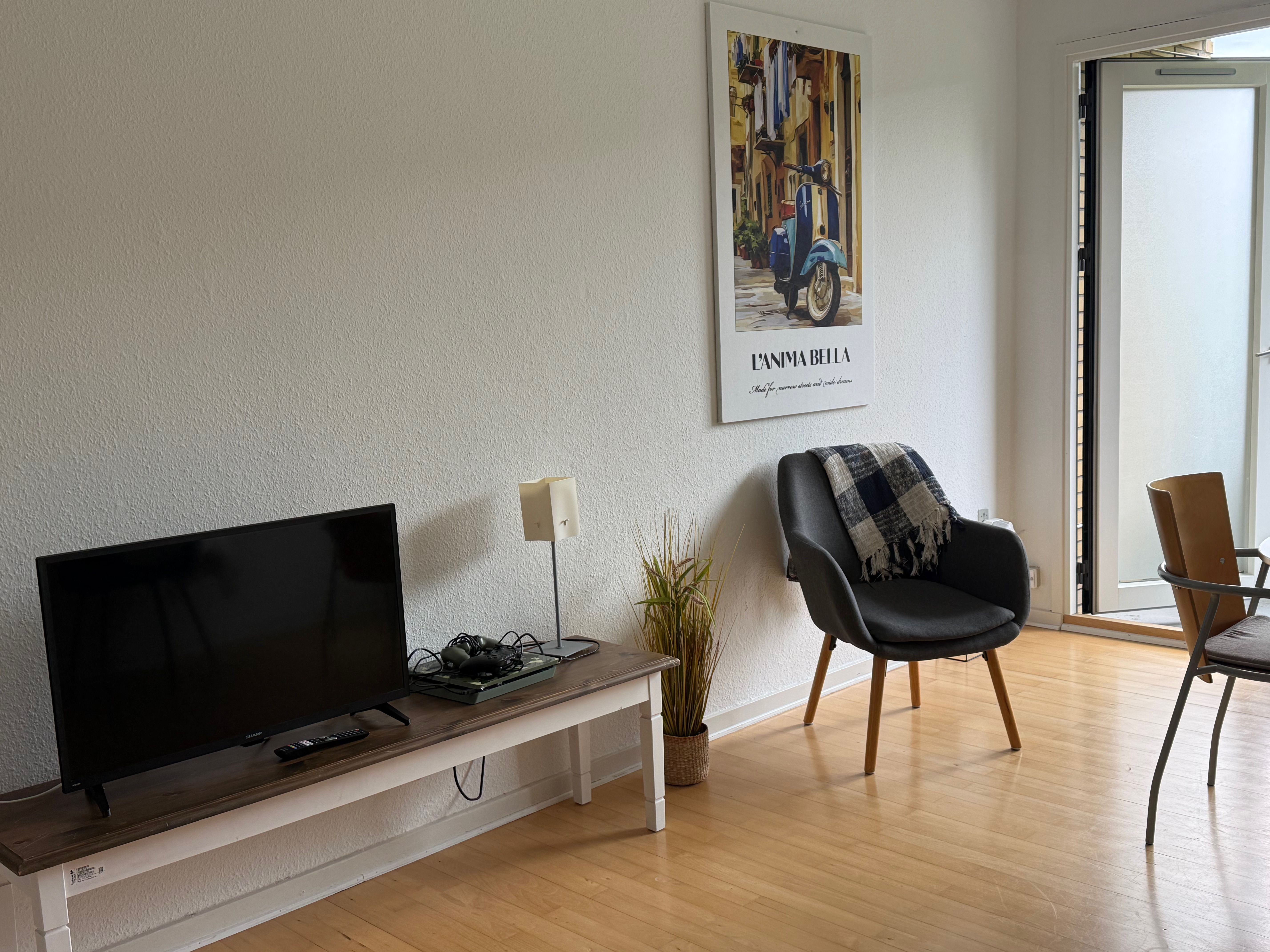 Dejlig lejlighed i stueplan