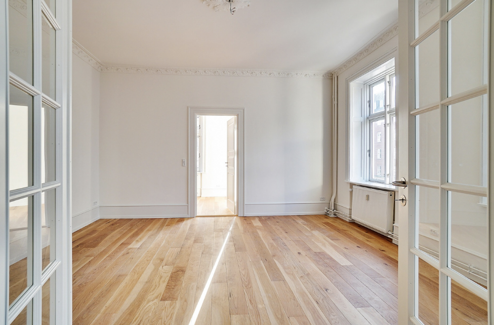 Herskabelig Østerbro lejlighed med søudsigt.