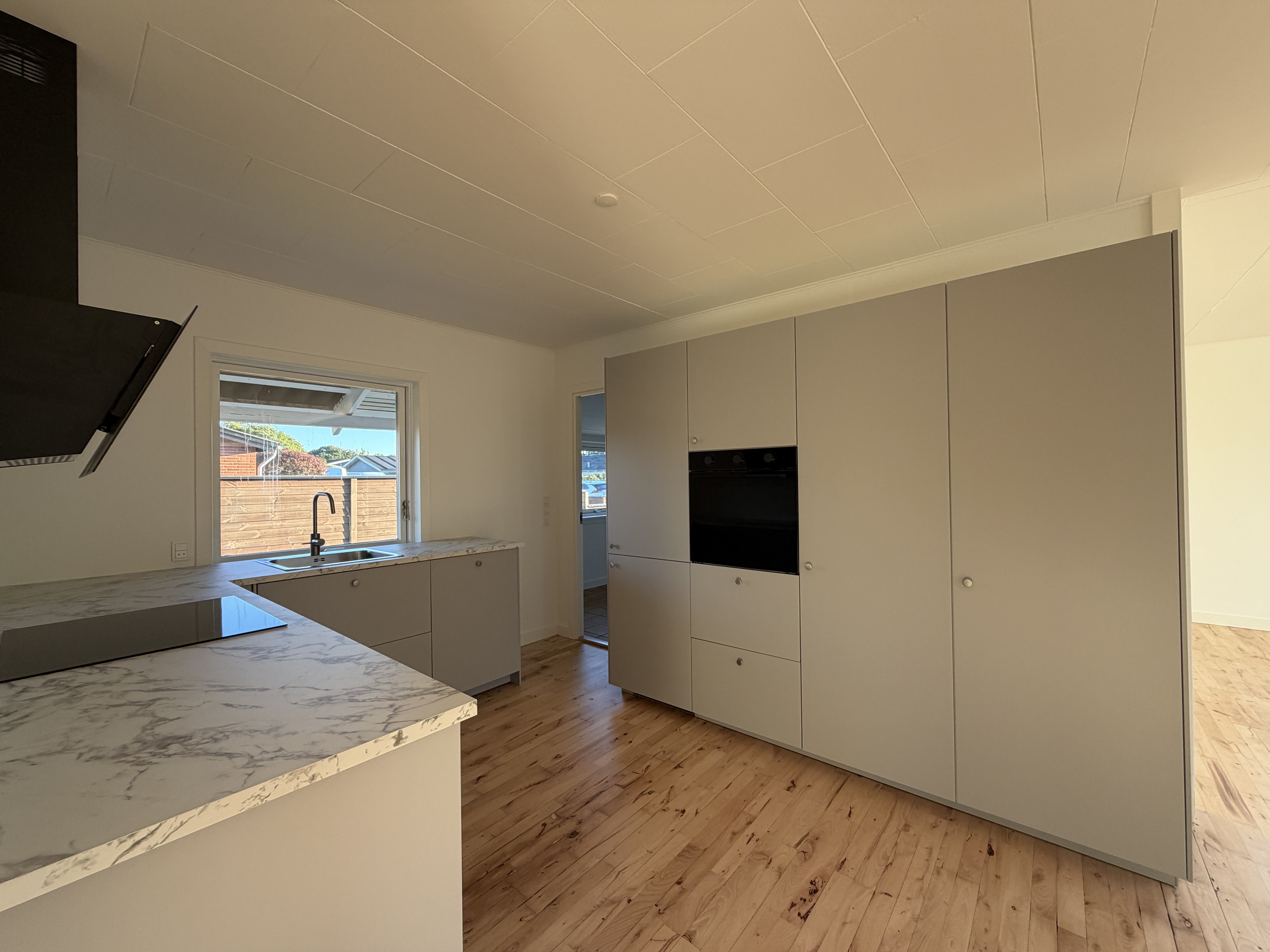 Nymoderniseret ét-plans villa med have