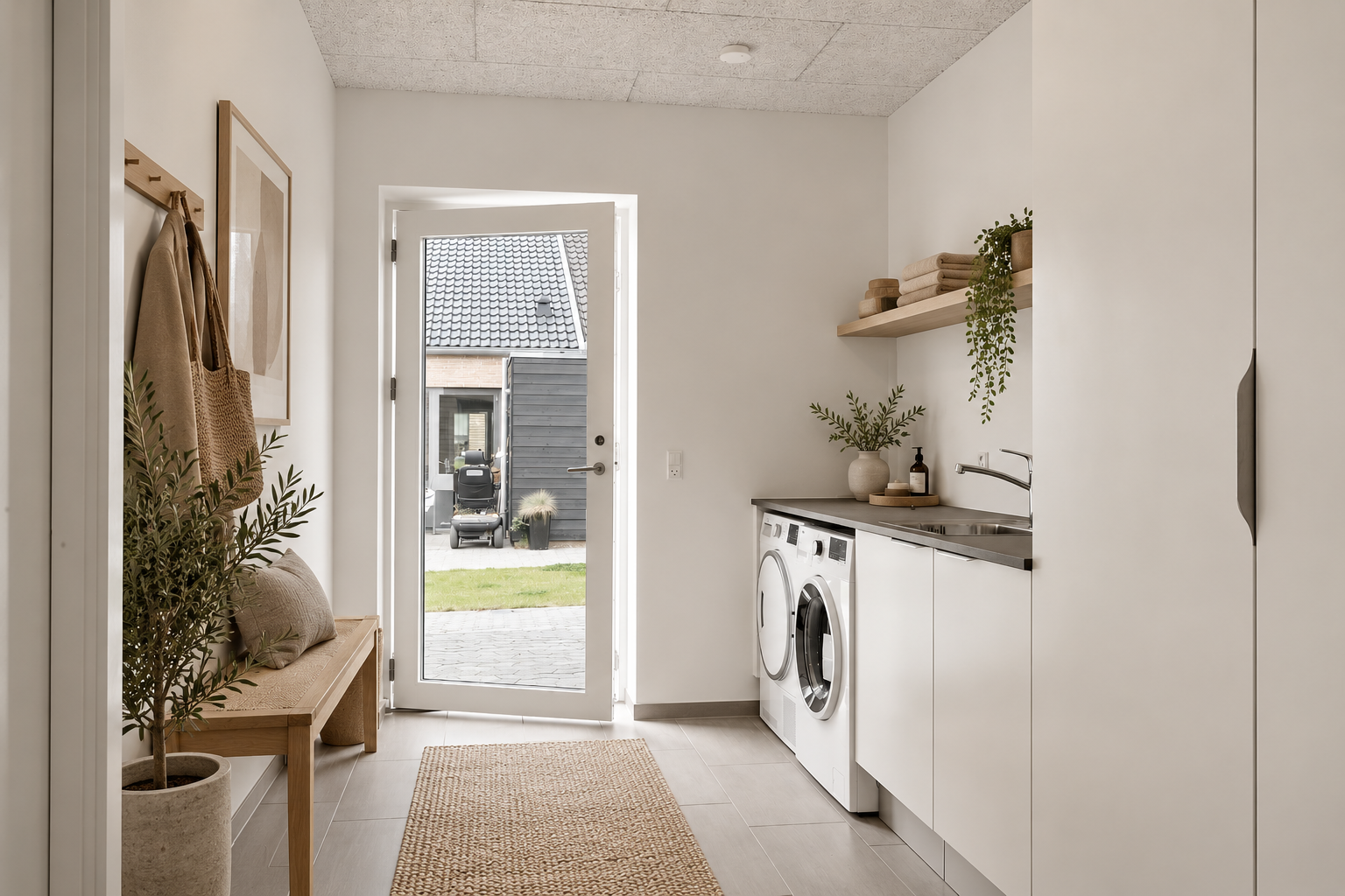 2 værelses rækkehus på Overmarken i Fredericia udlejes