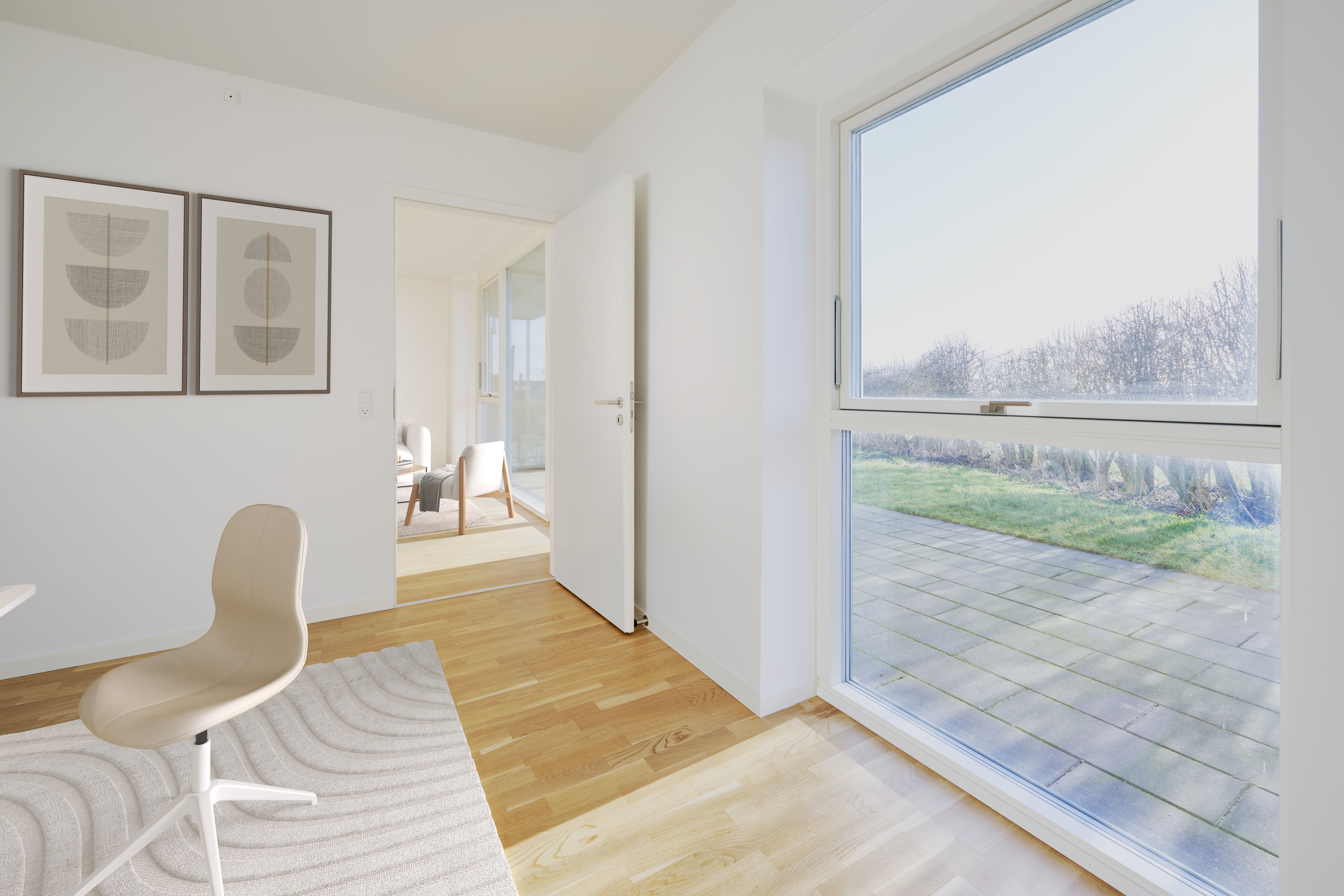Skøn 3-værelses lejlighed kun 20 min fra Aarhus 