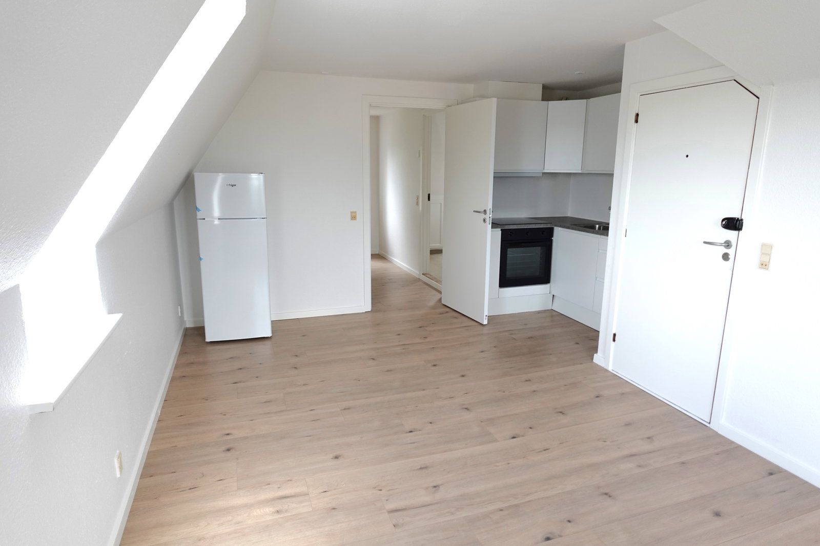 Nyrenoveret 2-værelses på 43 m2 med ovenlys og parkering ved ejendommen