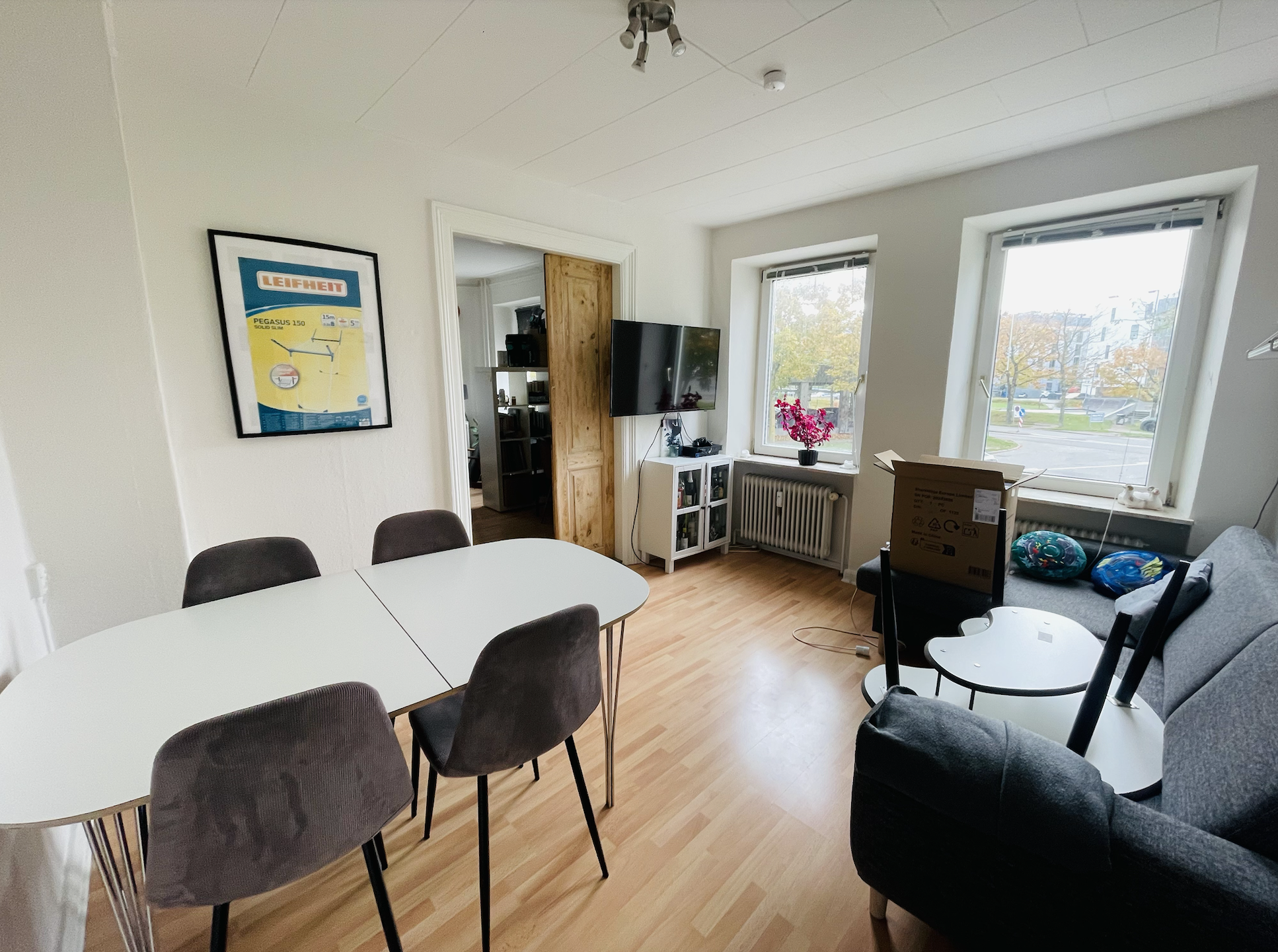 Delevenlig 3-værelses i centrum