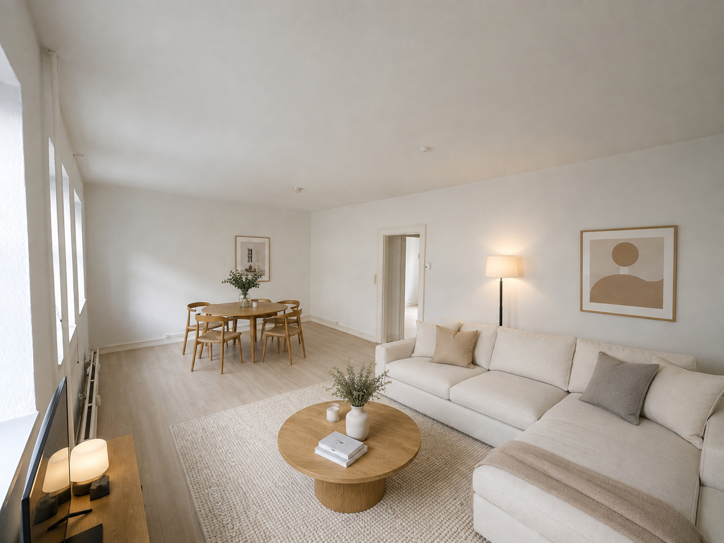 Stor og lys 2-værelses lejlighed i Horsens C – 84 m²
