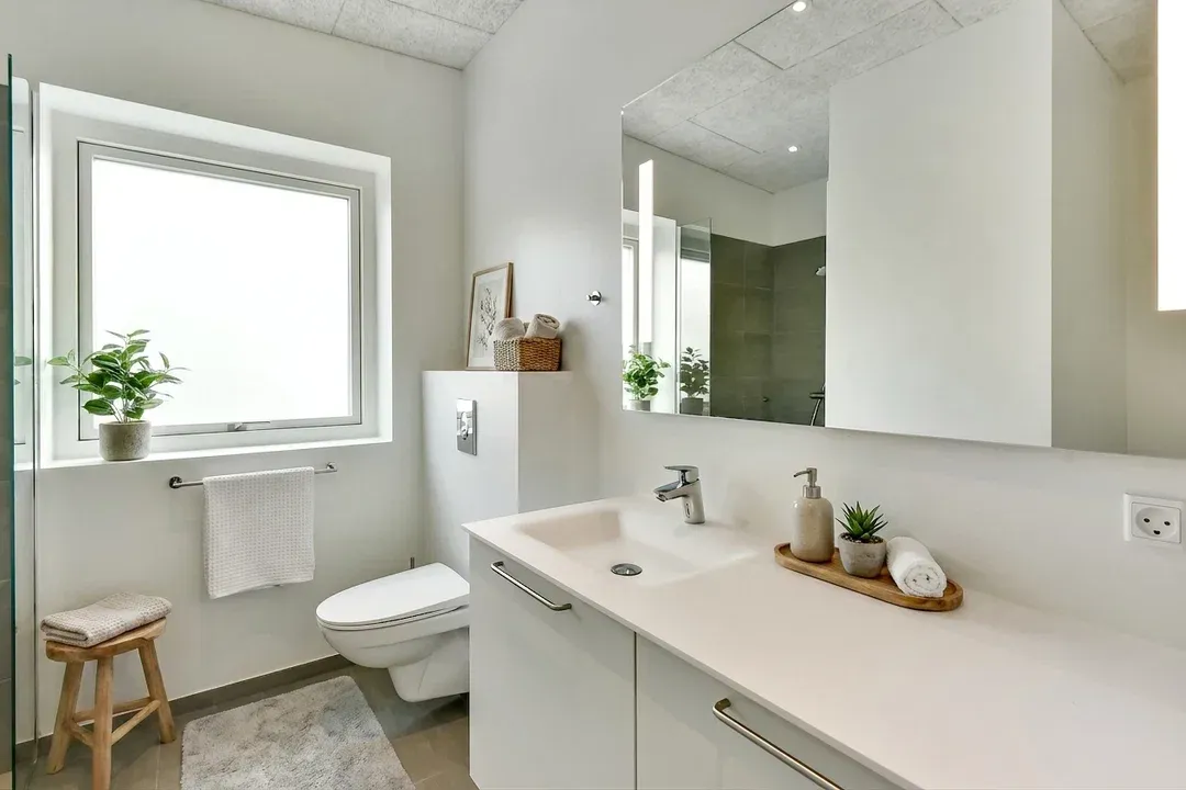 Lyst 4-værelses rækkehus med carport og overdækket terrasse - husdyr tilladt.