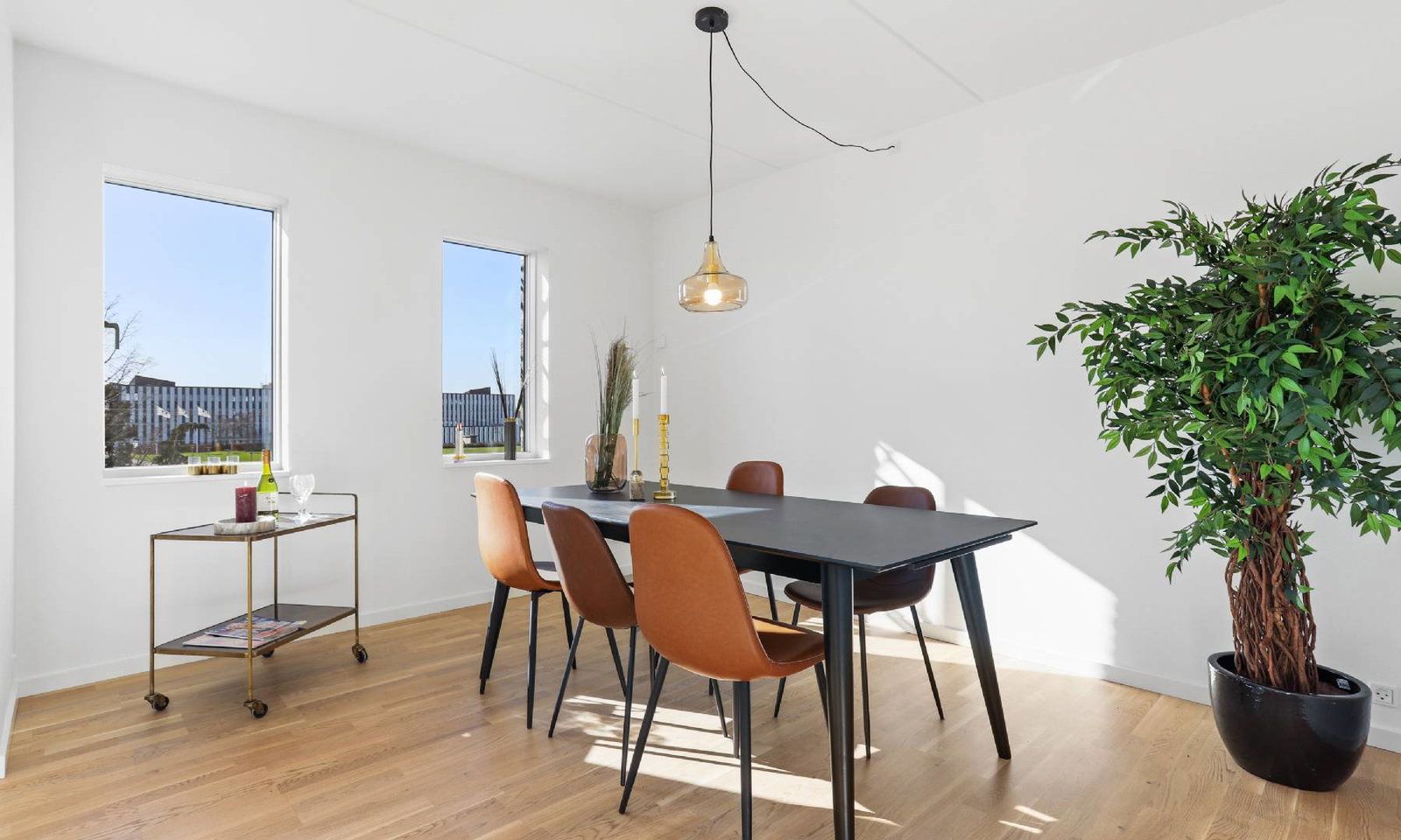 3-værelses lejlighed med egen terrasse
