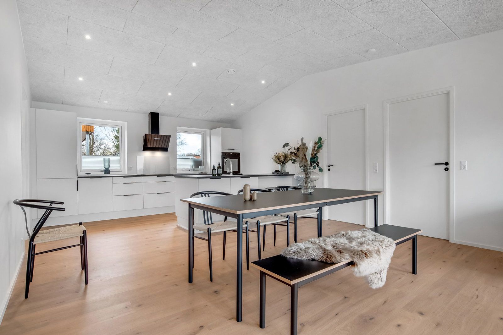 Moderne rækkehus i grønne omgivelser – Holstebro