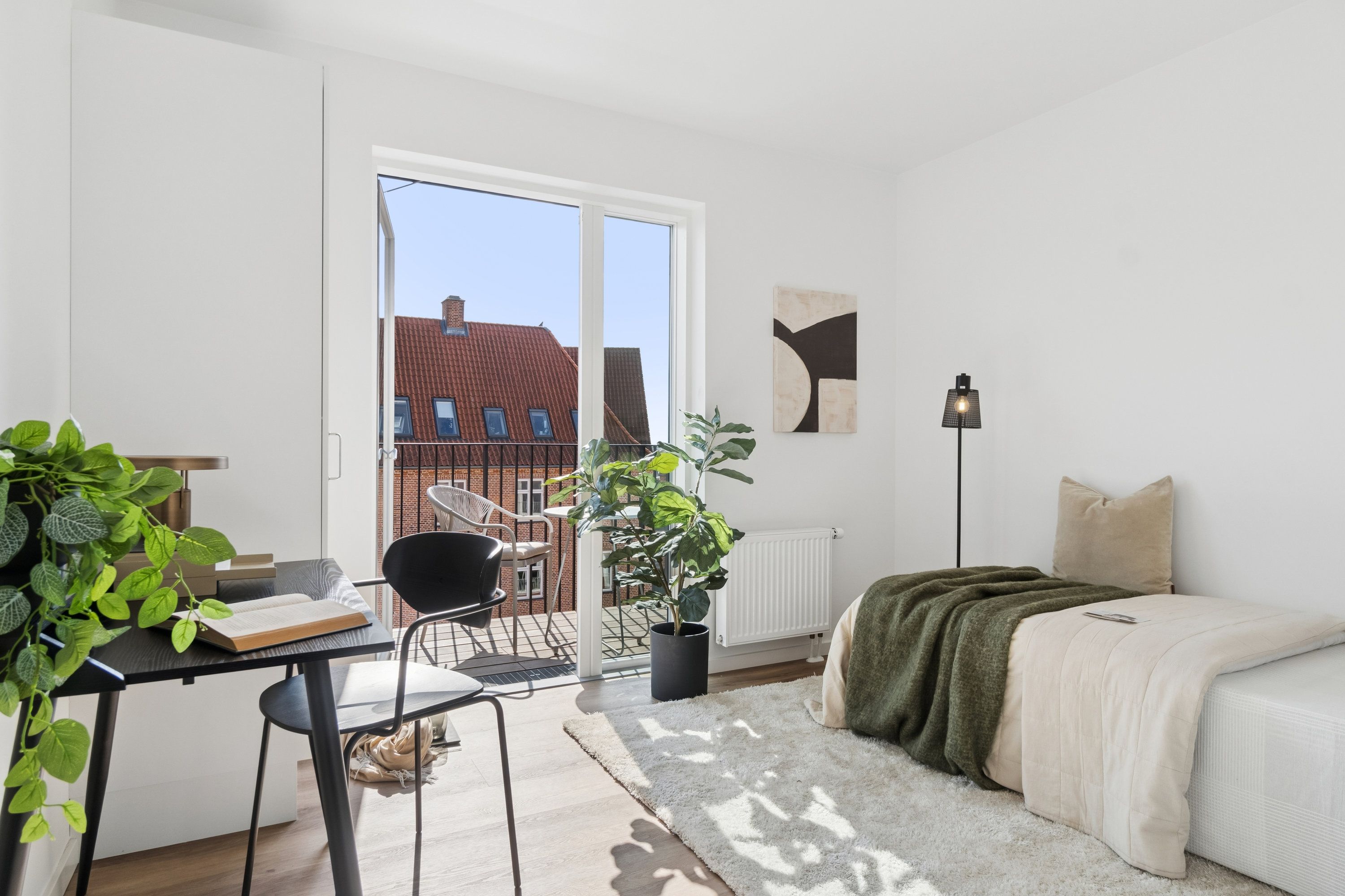 Skøn 3-værelses med tagterrasse 