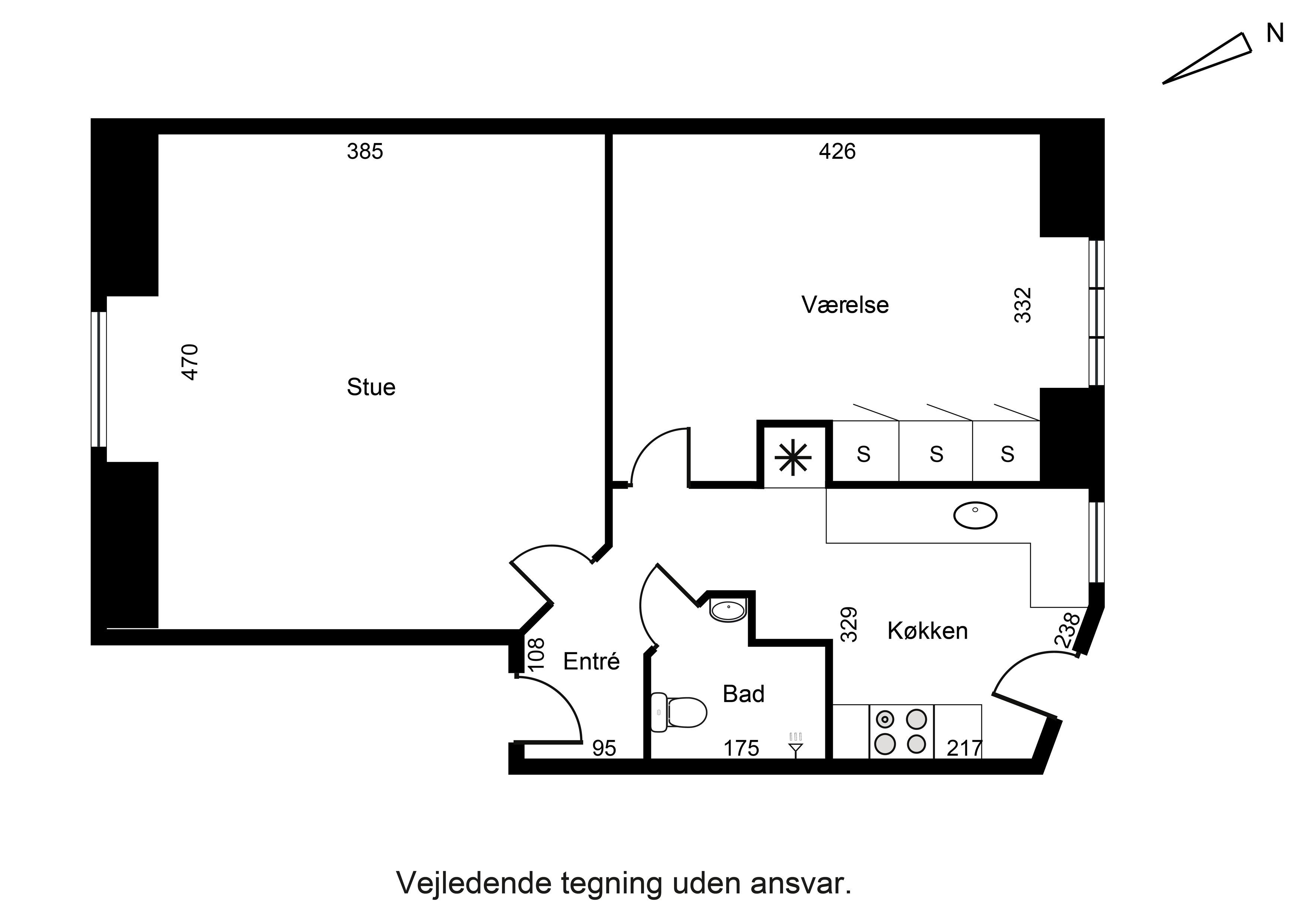 husdyr tilladt - egen opvaske- og vaskemaskine