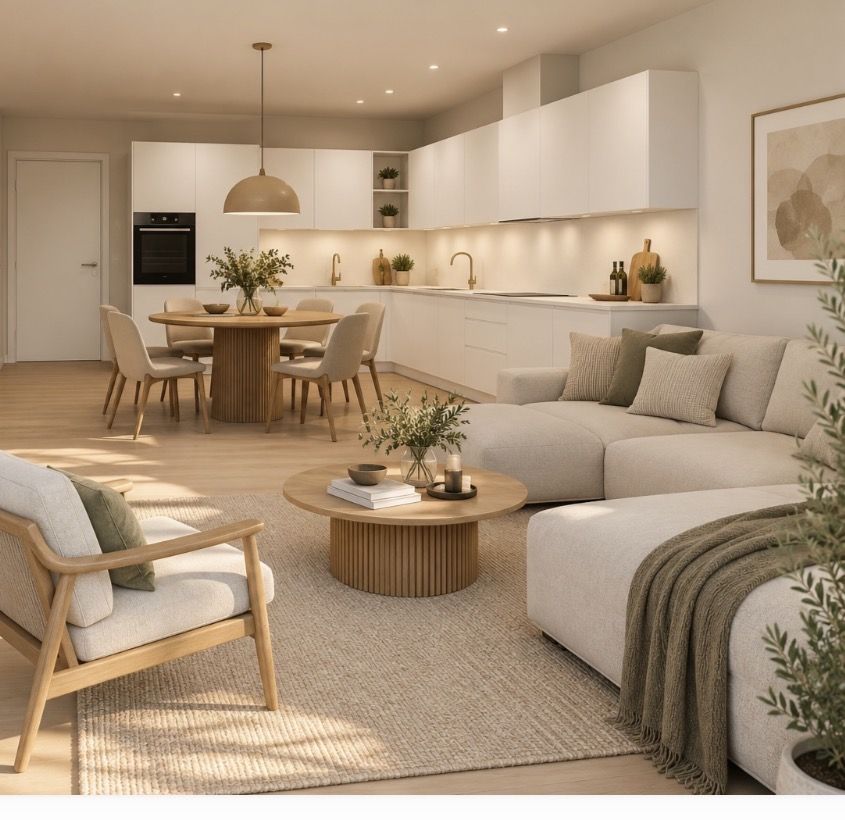 Nyopført rækkehus på 80 m² i ét plan