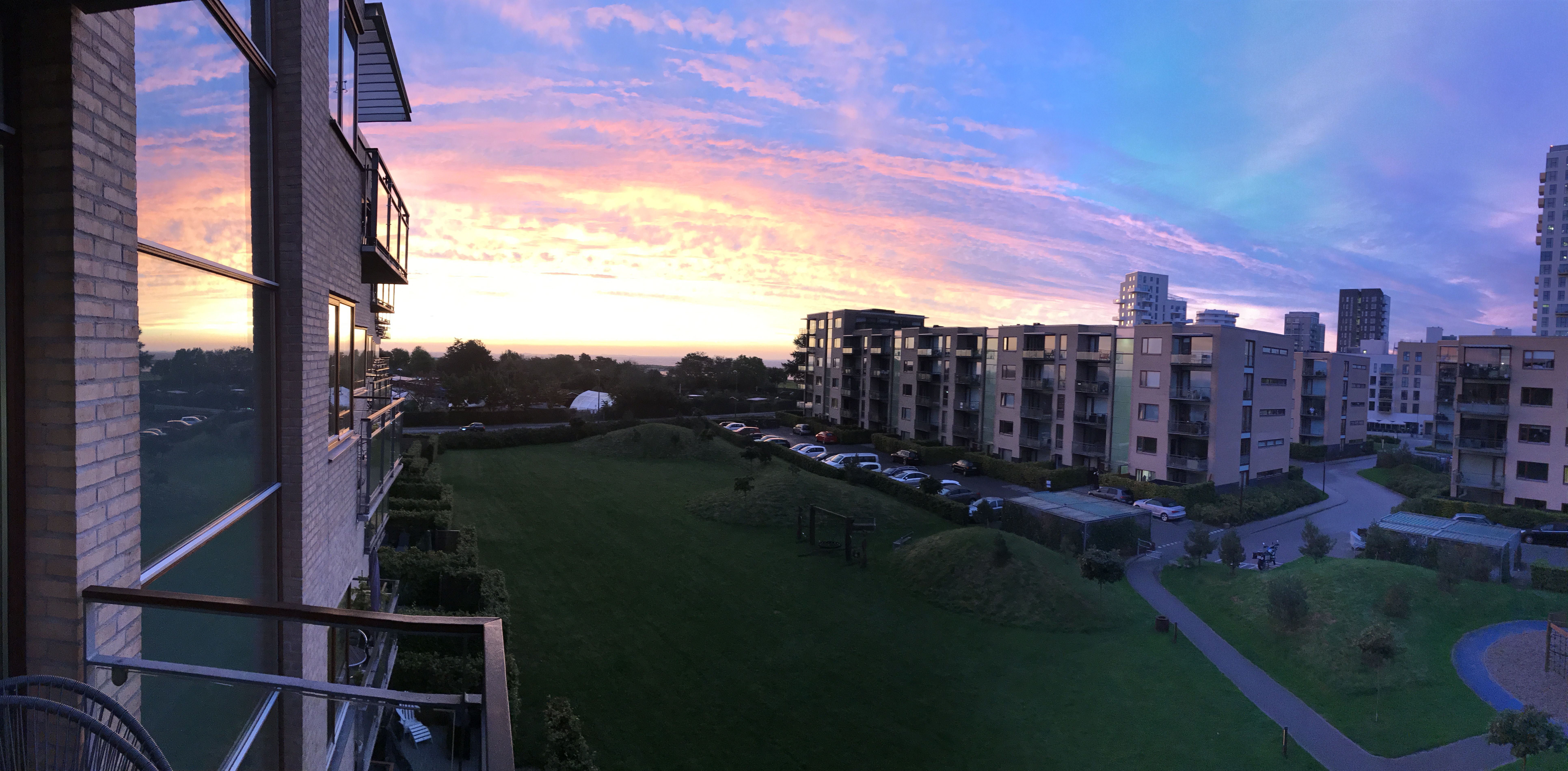 View of Øresund from an attractive 3-room apartment