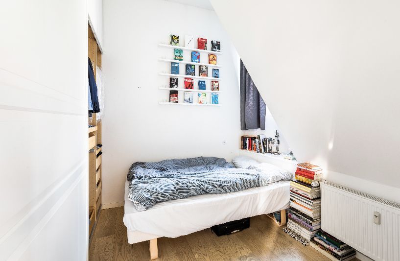 Two-bedroom apartment with a large private rooftop terrace in the heart of Copenhagen
