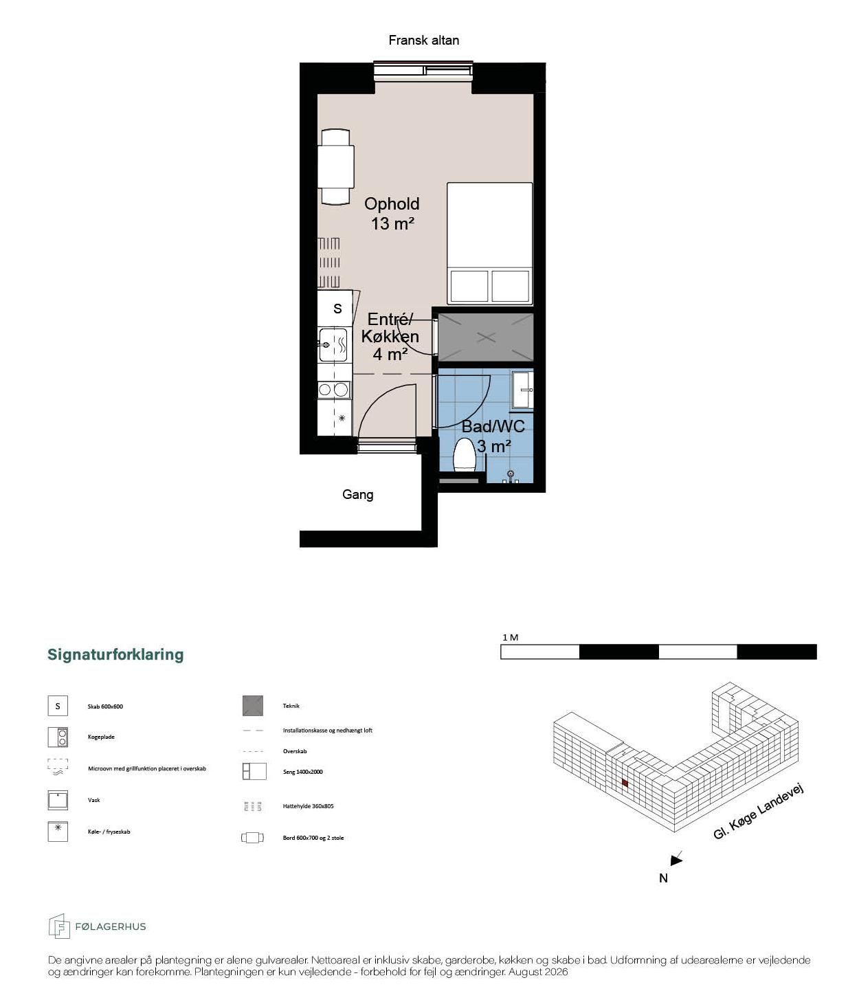 Moderne ungdomsbolig med alt, du behøver