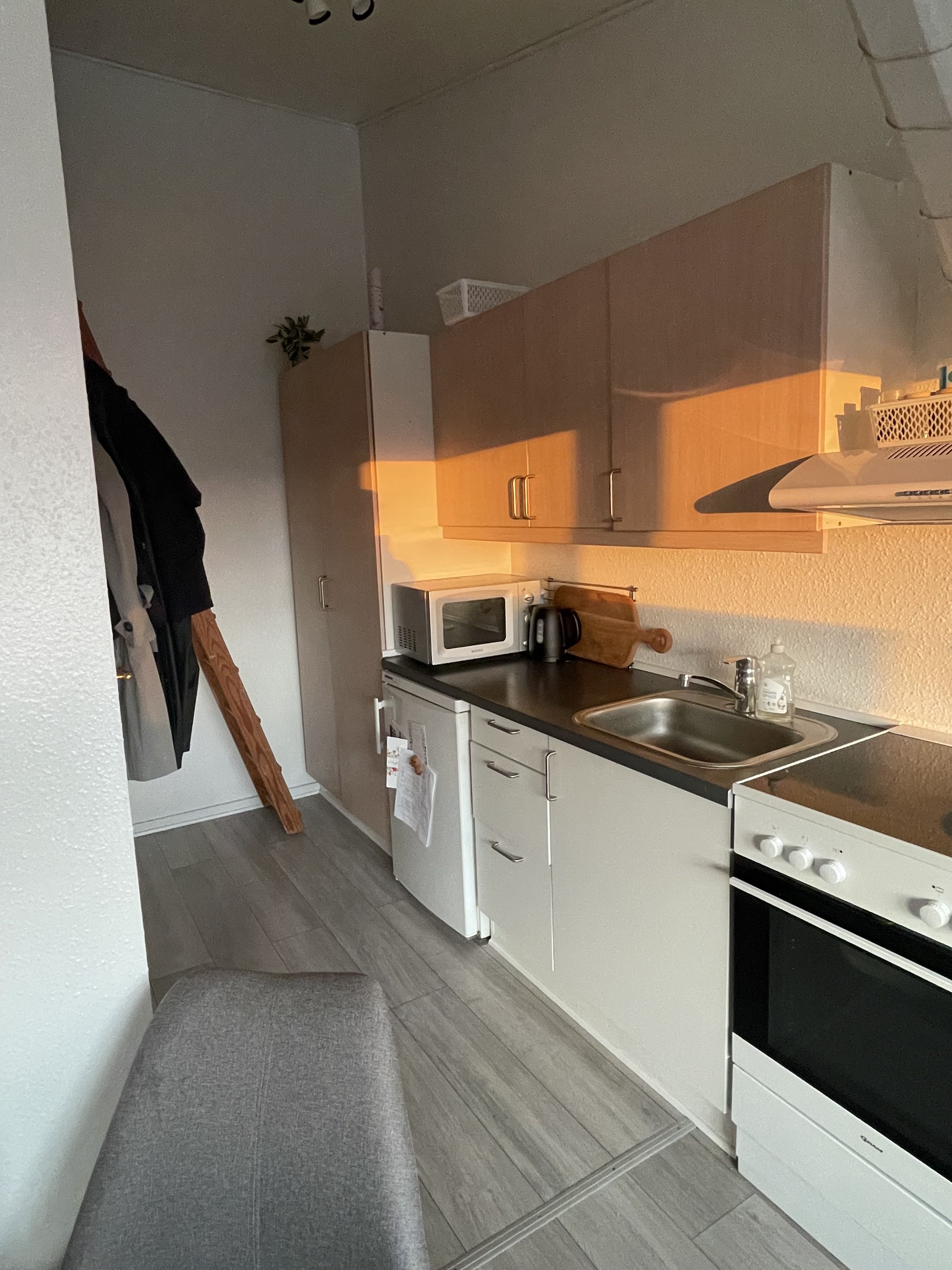 Skøn 1 værelses lejlighed med stor terrasse