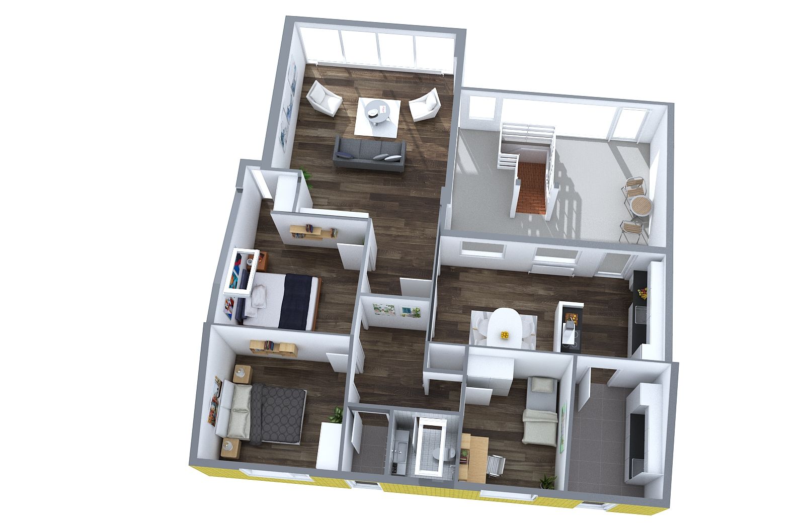 Ny renoveret rækkehus på samlet 177 m2.