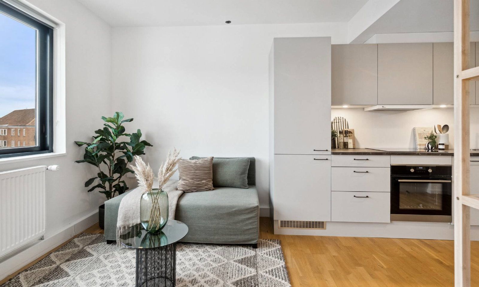 Lys og hyggelig 1-værelses på grænsen mellem Valby og Frederiksberg
