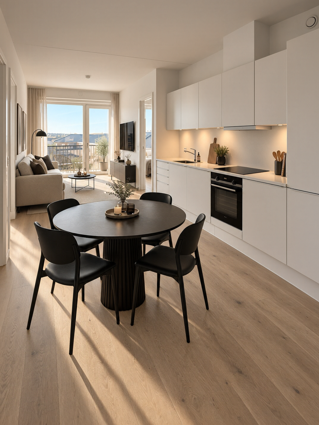 4 værelses lejlighed terrasse
