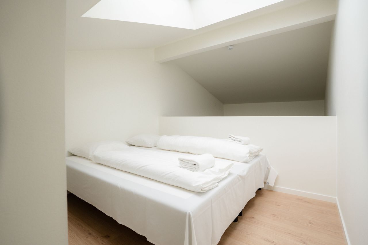 Fully furnished apartment doublex with all kitchen utilities, with wifi, heating, Bedroom and a living room with balcony.  (25 available apartments perfect for a company with multiple employees)