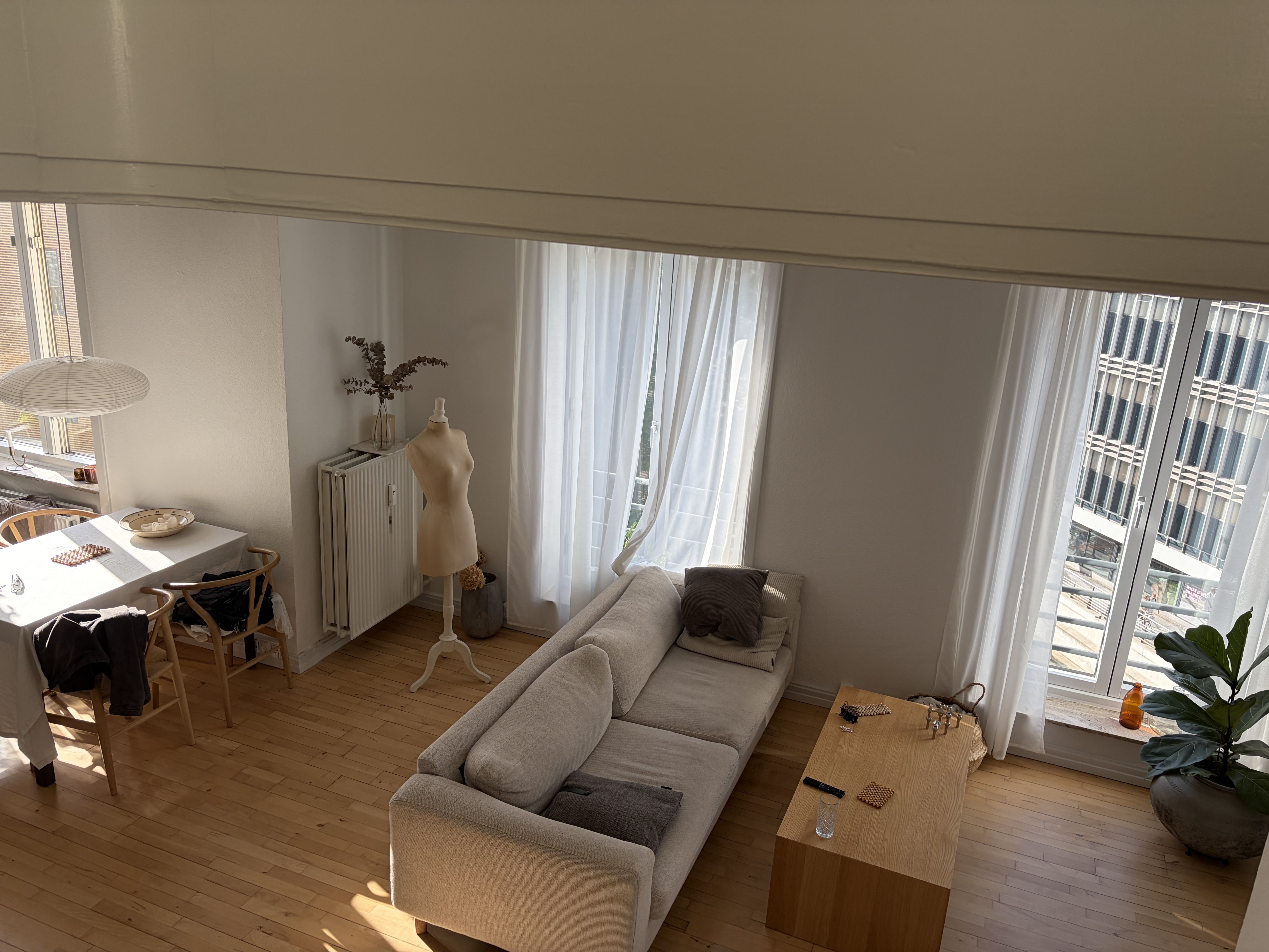 Lækker lejlighed med privat tagterrasse