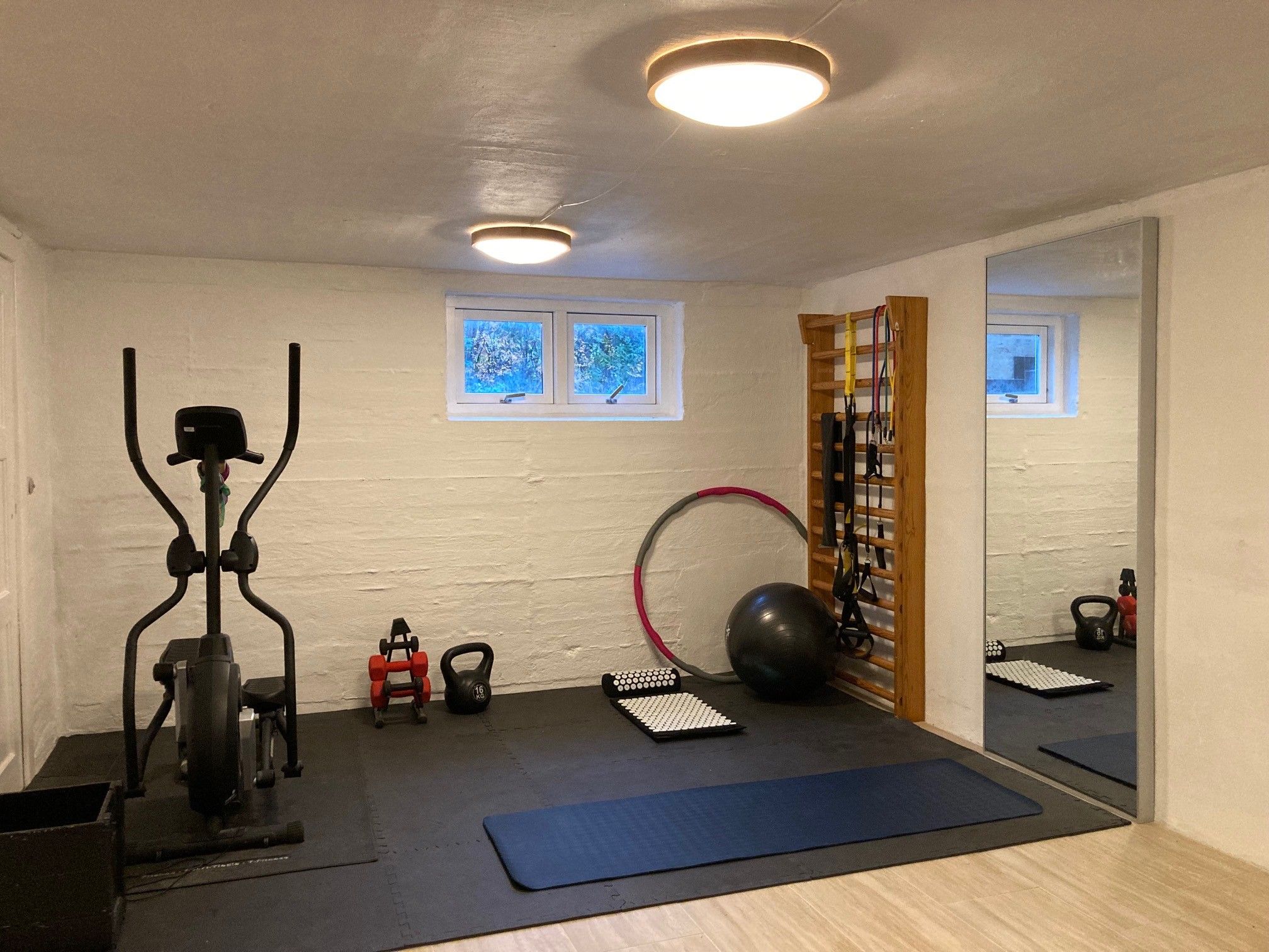 Halvt dobbelthus i Virum med dejlig have og sauna