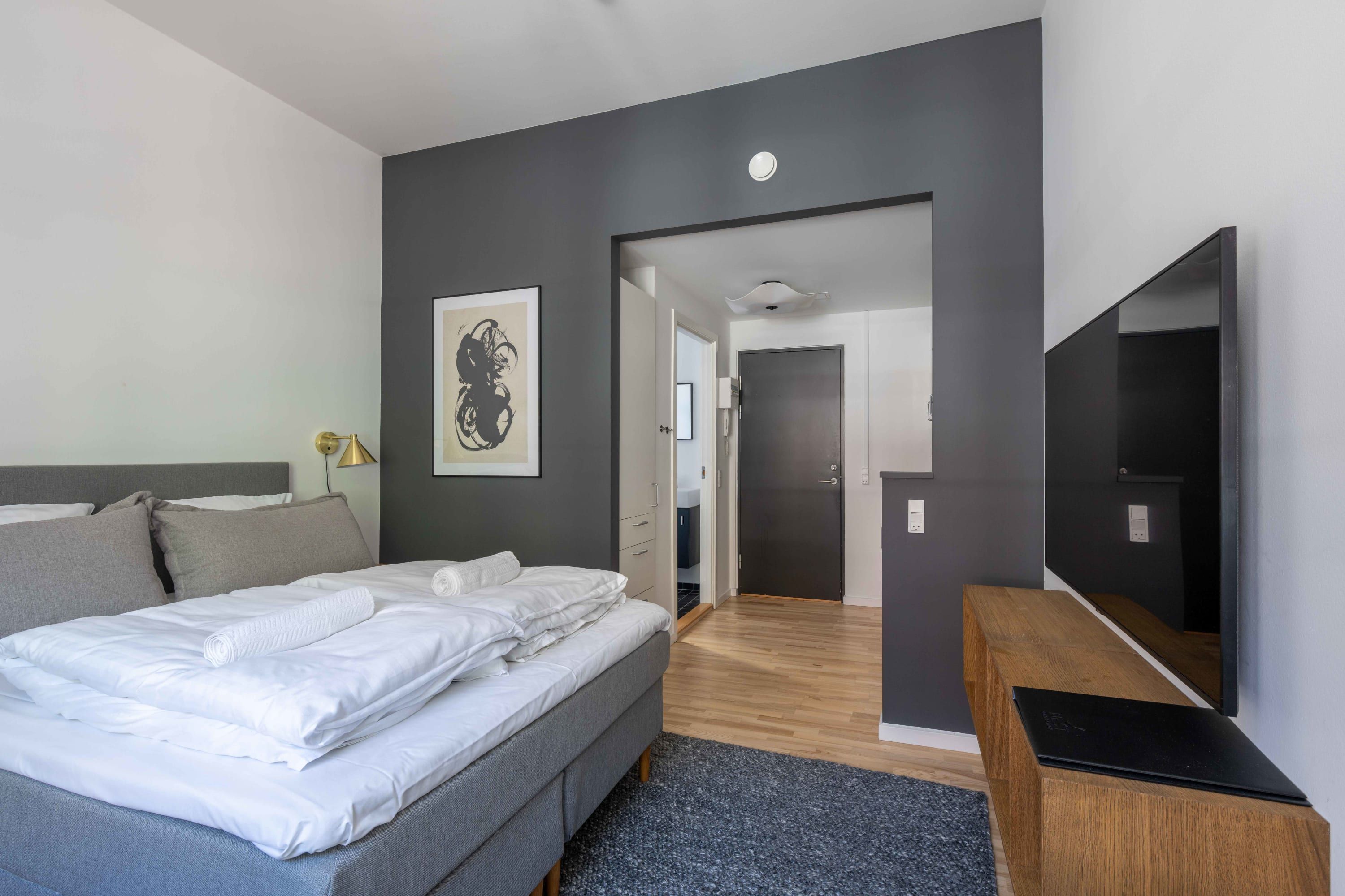 Cosy 38 m² studio in vibrant Nørrebro, close to the Metro – all utilities included