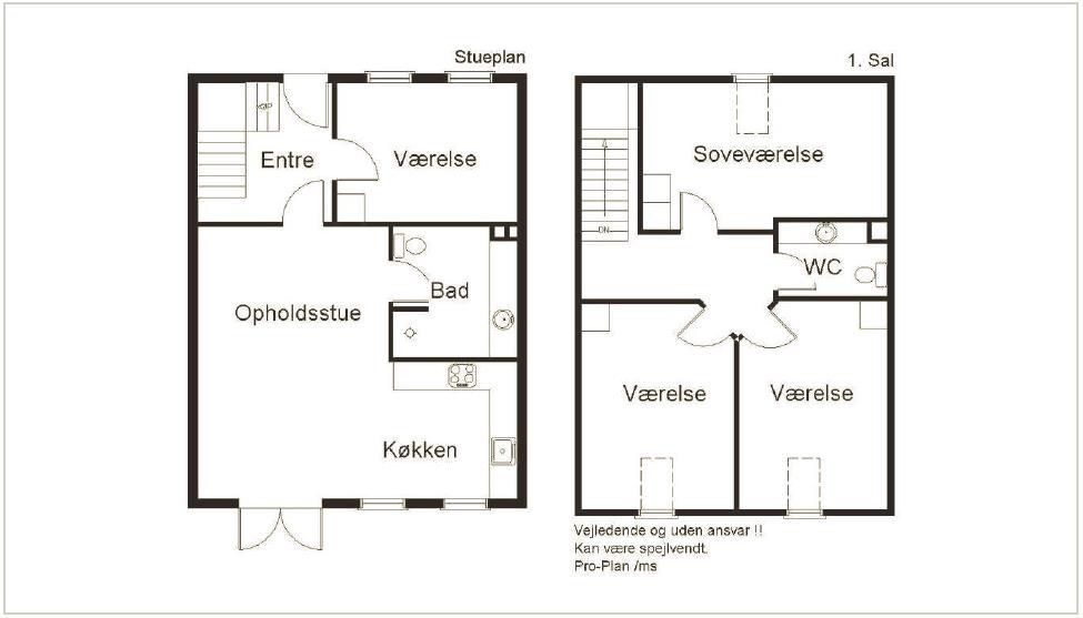Charmerende familievenligt rækkehus i Sdr. Onsild