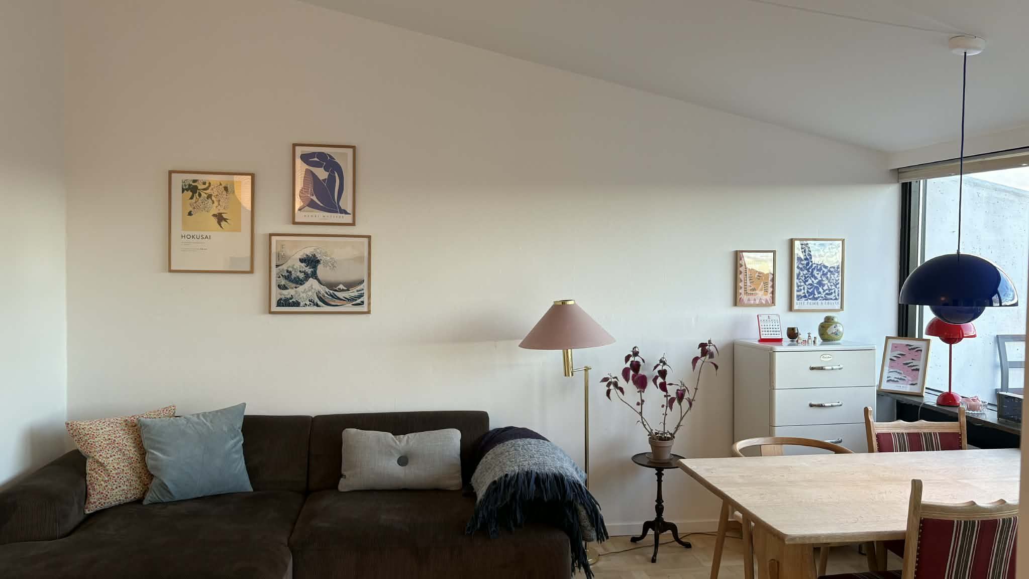 Lys lejlighed på 6. etage med aftensol