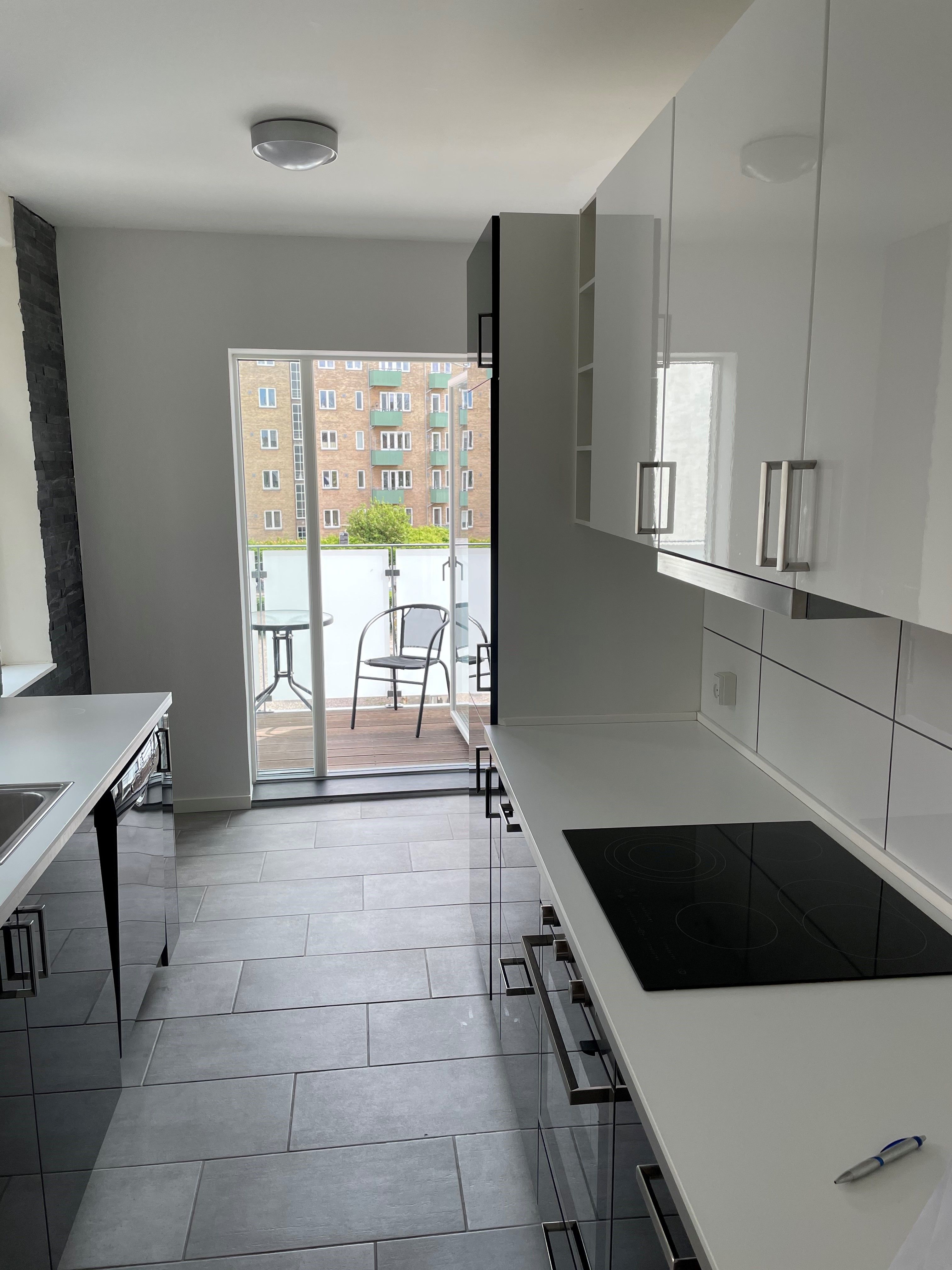 2 værelses stuelejlighed med balkon