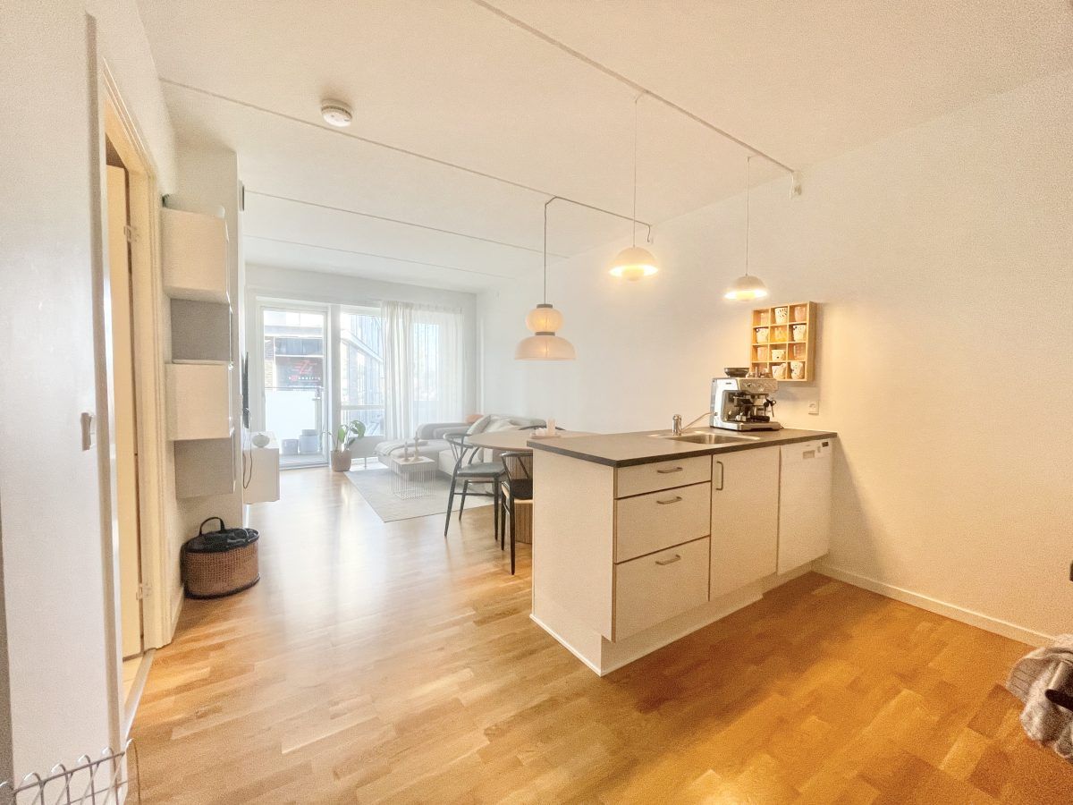 2 værelses lejlighed på Godsbanen i Aalborg udlejes