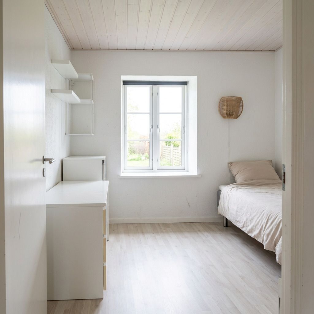 Lys 4-værelses lejlighed på 85 m² midt i Fuglebjerg