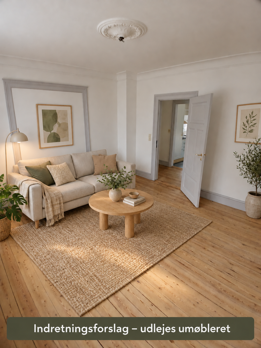 135 m² og fem rum på to etager – Kongebrogade 
