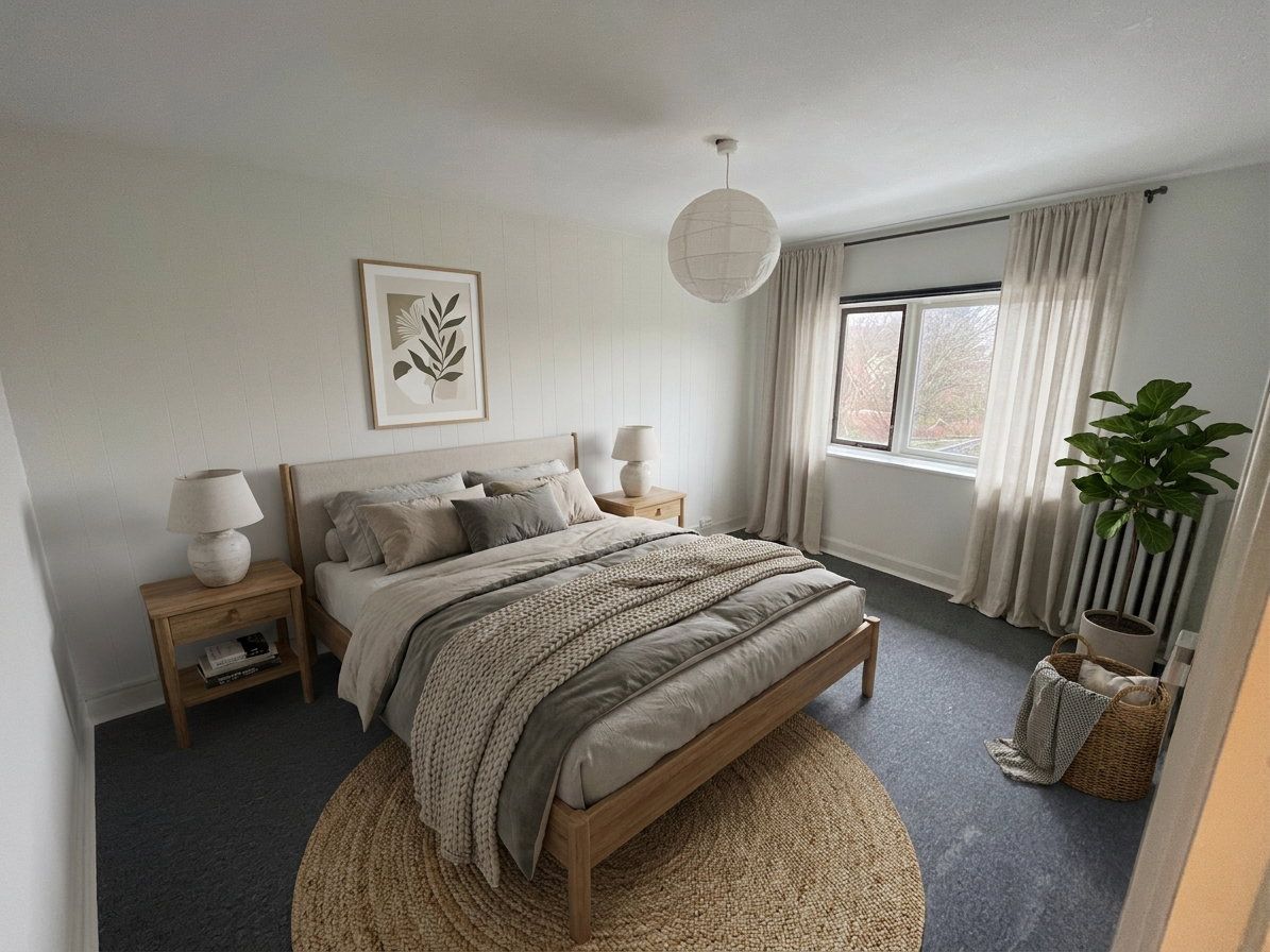 Lys 2-værelses på 79 m2 med overdækket altan, parkering og moderne køkken