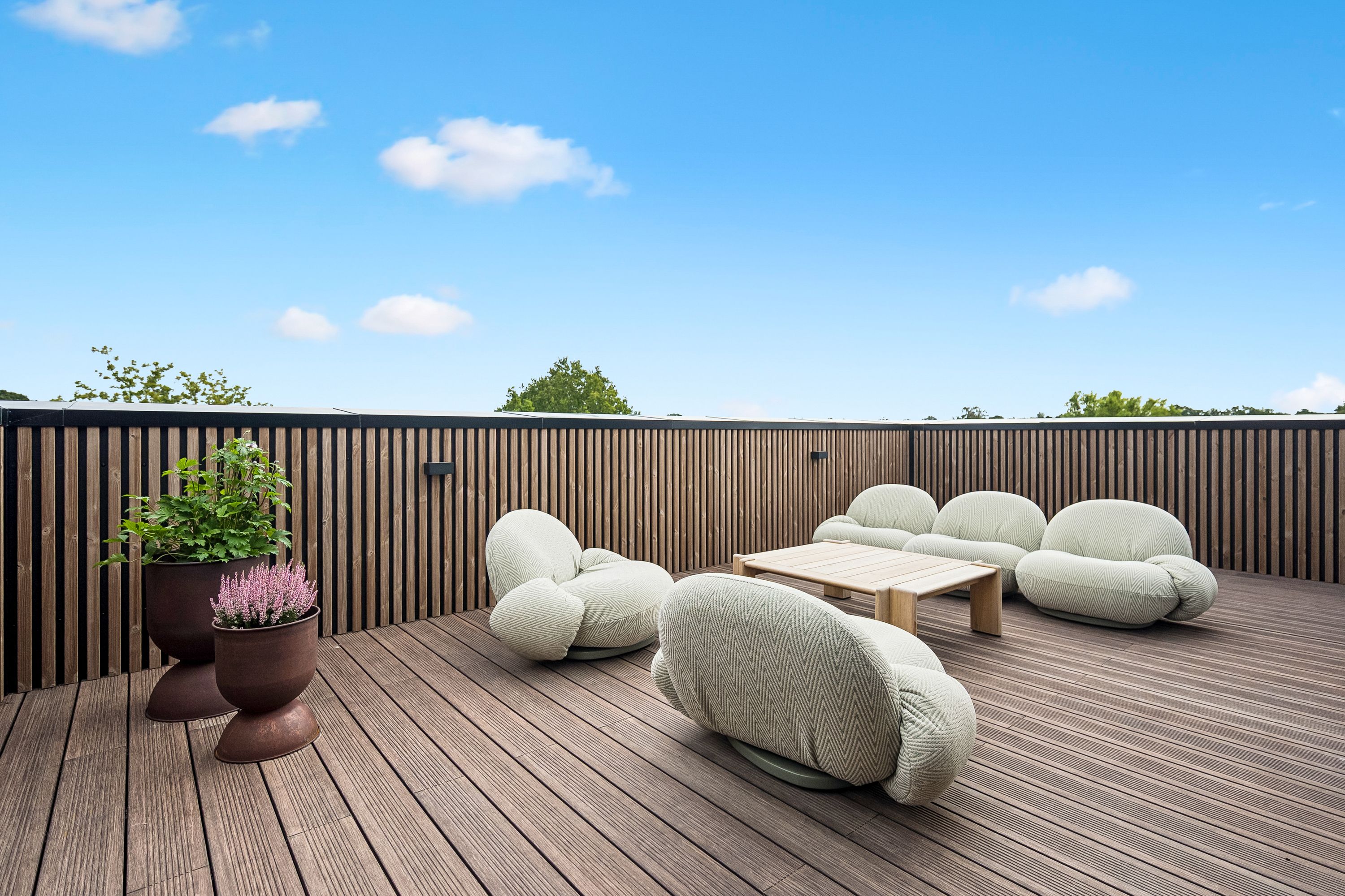 Rækkehus i 2 plan med privat tagterrasse TEGNET AF HENNING LARSEN ARKITEKTER