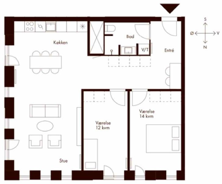 Apartment at Hannemanns Alle, Ørestad, Copenhagen