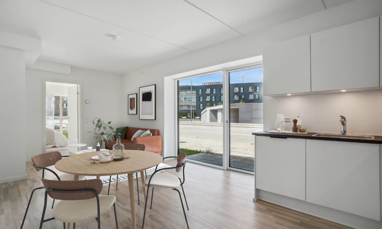 Egedal stationsby - Skøn og moderne 2-værelses bolig med egen altan, gulvvarme og et fuldt udstyret køkken!