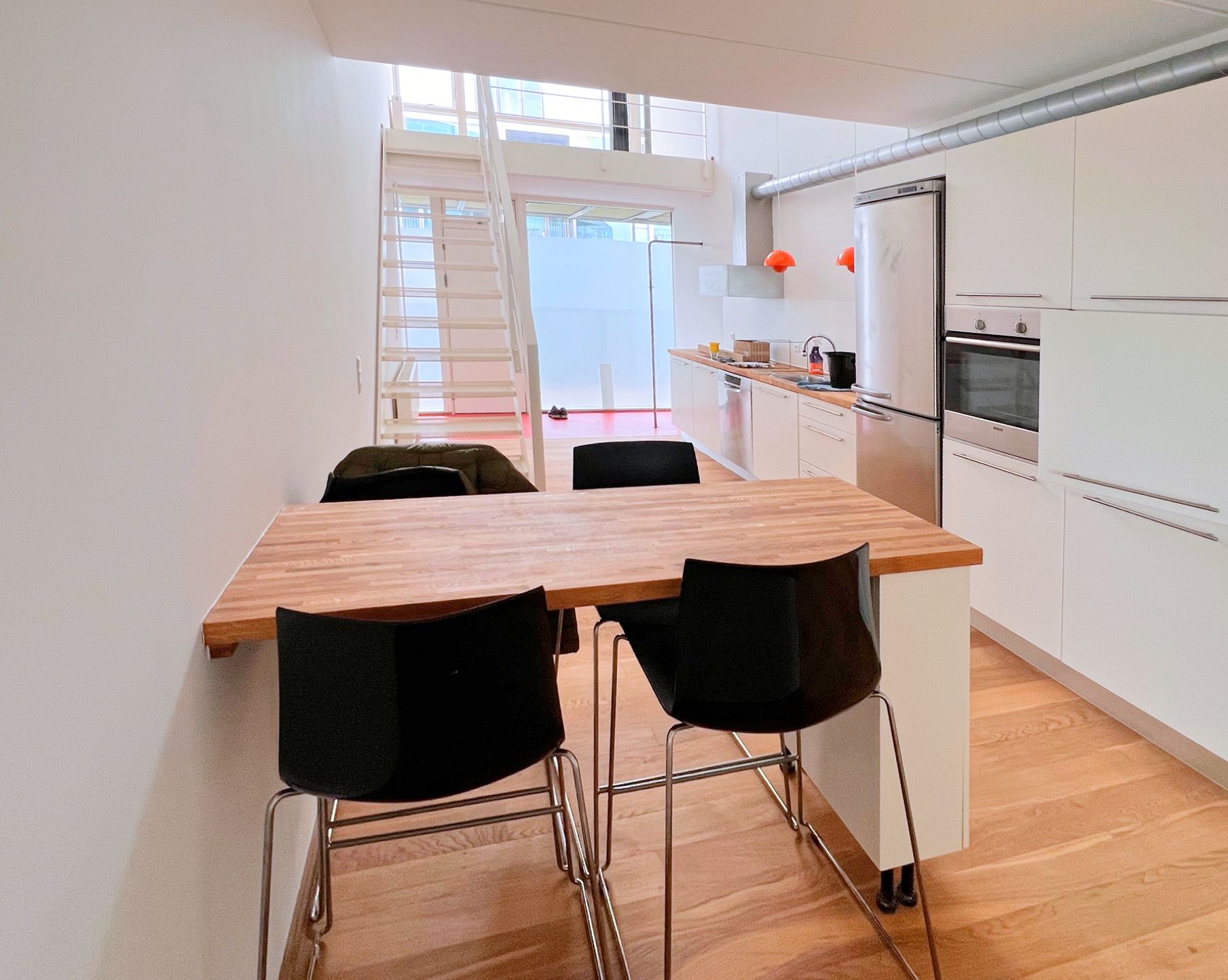 Lys New Yorker-lejlighed i to plan i VM-huset - 105 m²