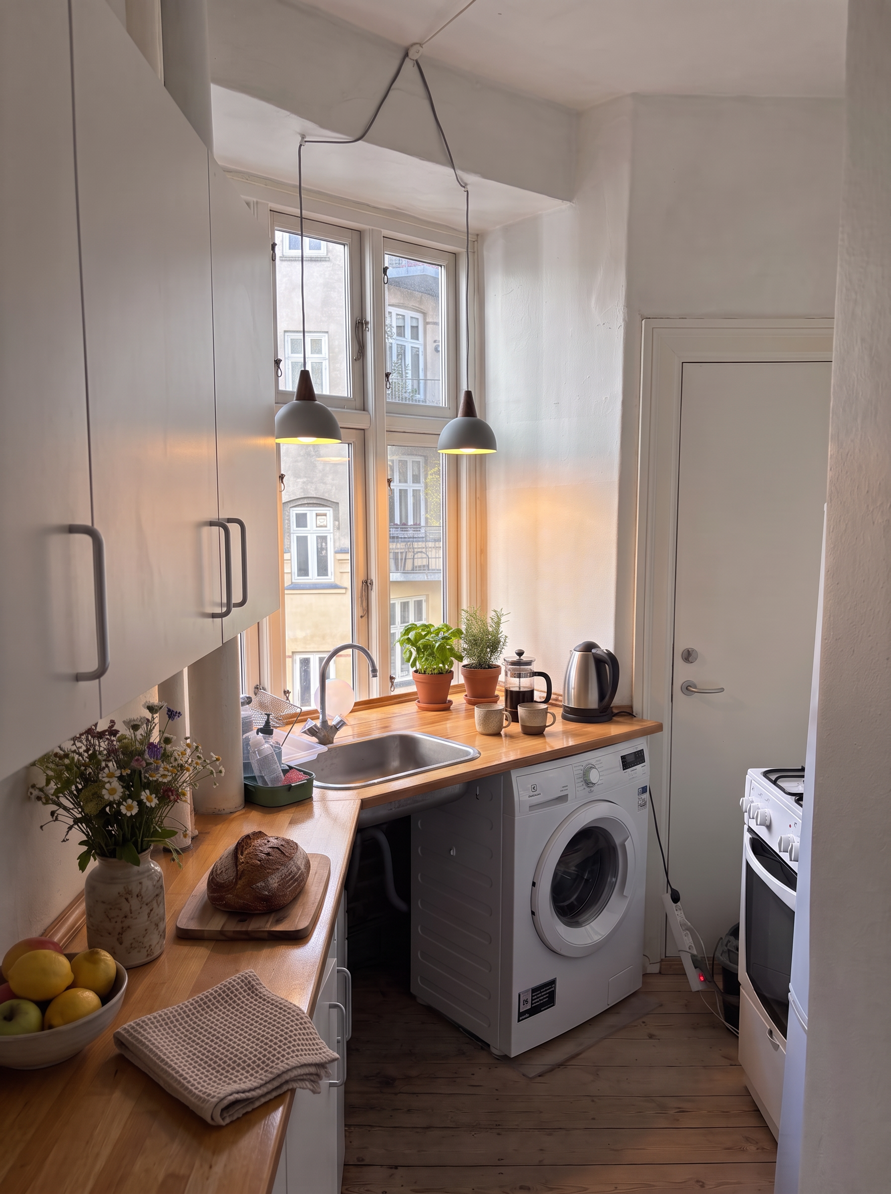Hyggelig lejlighed på Christianshavn med fransk altan, 7 min. fra Metro