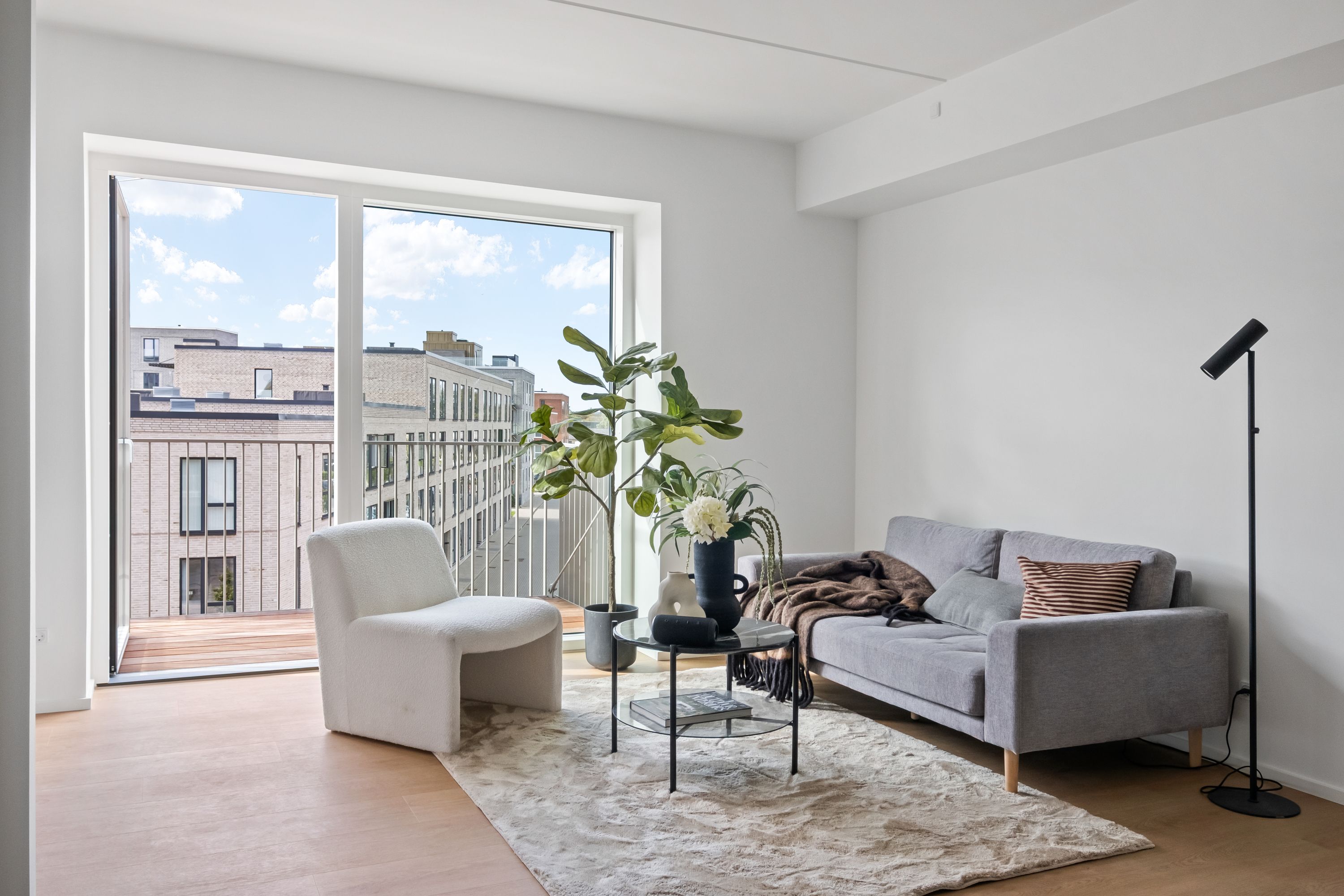 Skøn 3'er med vestvendt altan