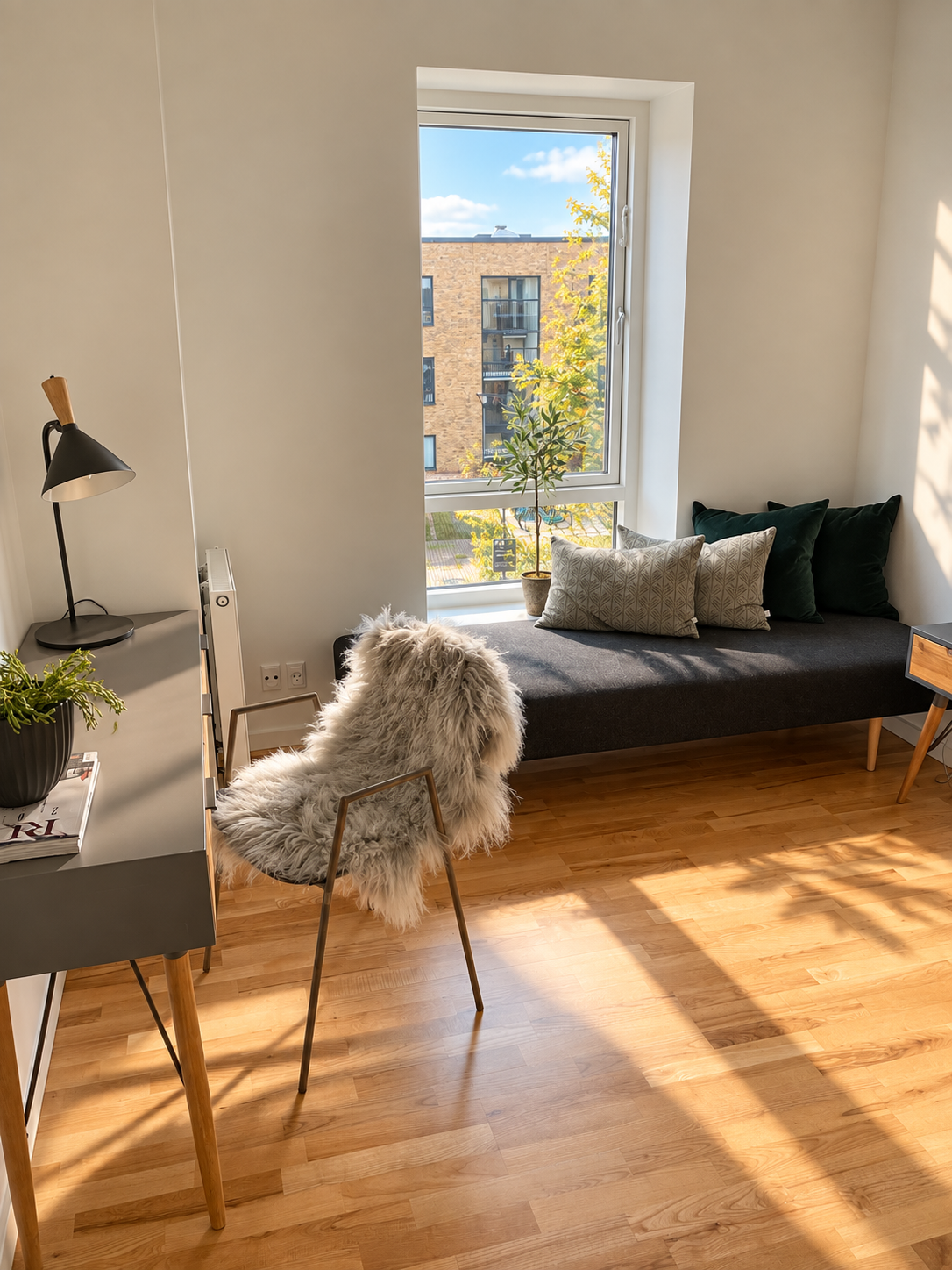 Dejlig rummelig 3 værelses lejlighed på 2. sal