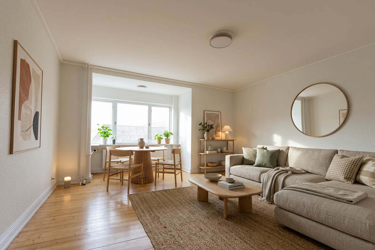 Renoveret 2-værelses lejlighed på Vesterbro