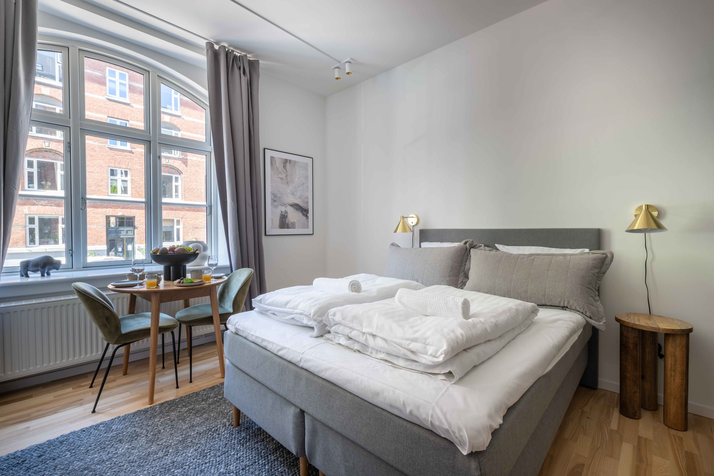 Cosy 38 m² studio in vibrant Nørrebro, close to the Metro – all utilities included