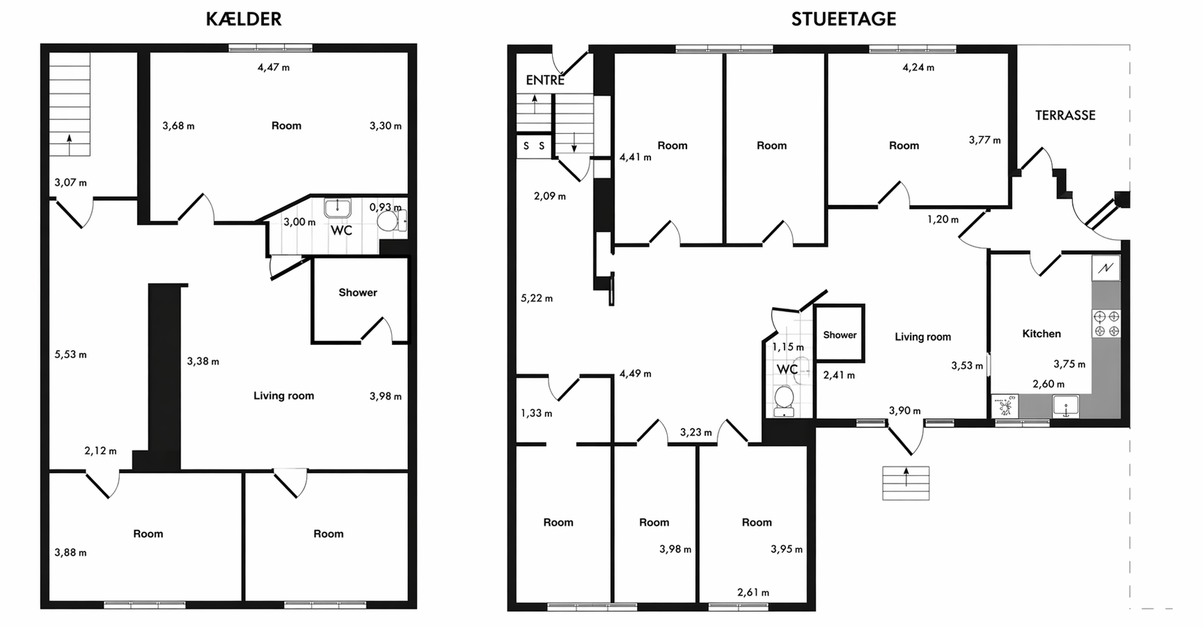 Spacious 9-Room Apartment with Private Garden and Parking – Central Hillerød, Milnersvej