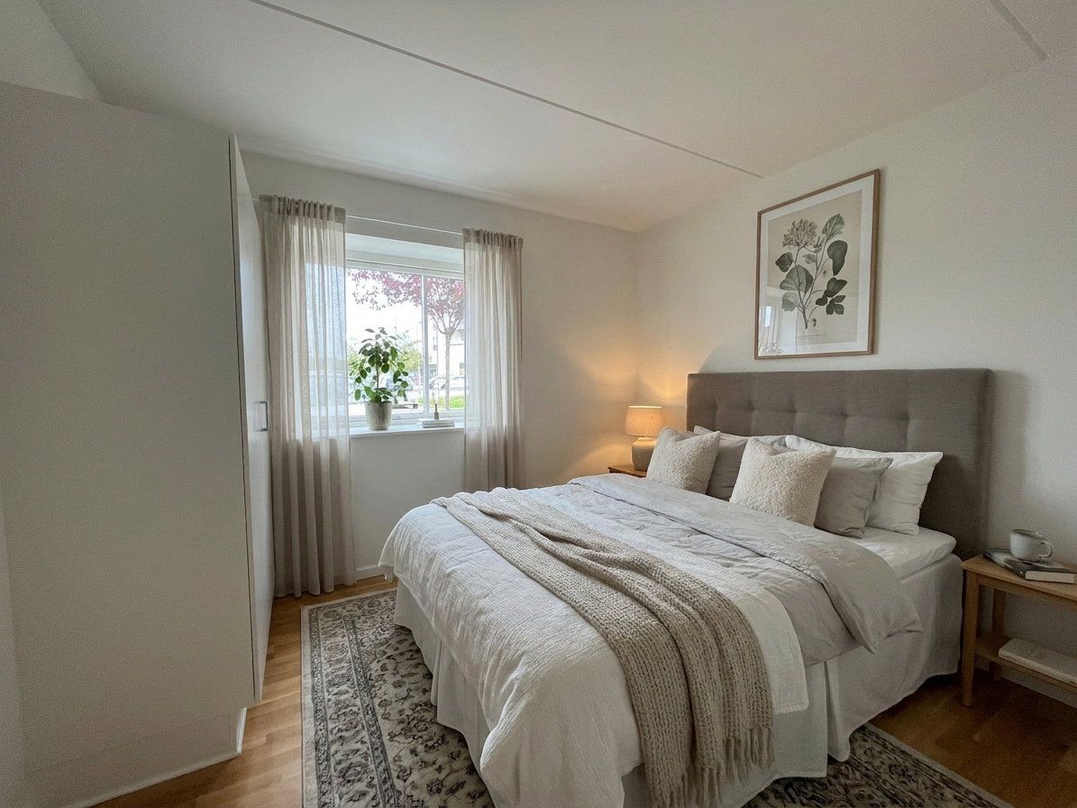 Moderne 3-værelses på 87 m2 med privat terrasse og parkering – dele- og seniorvenlig