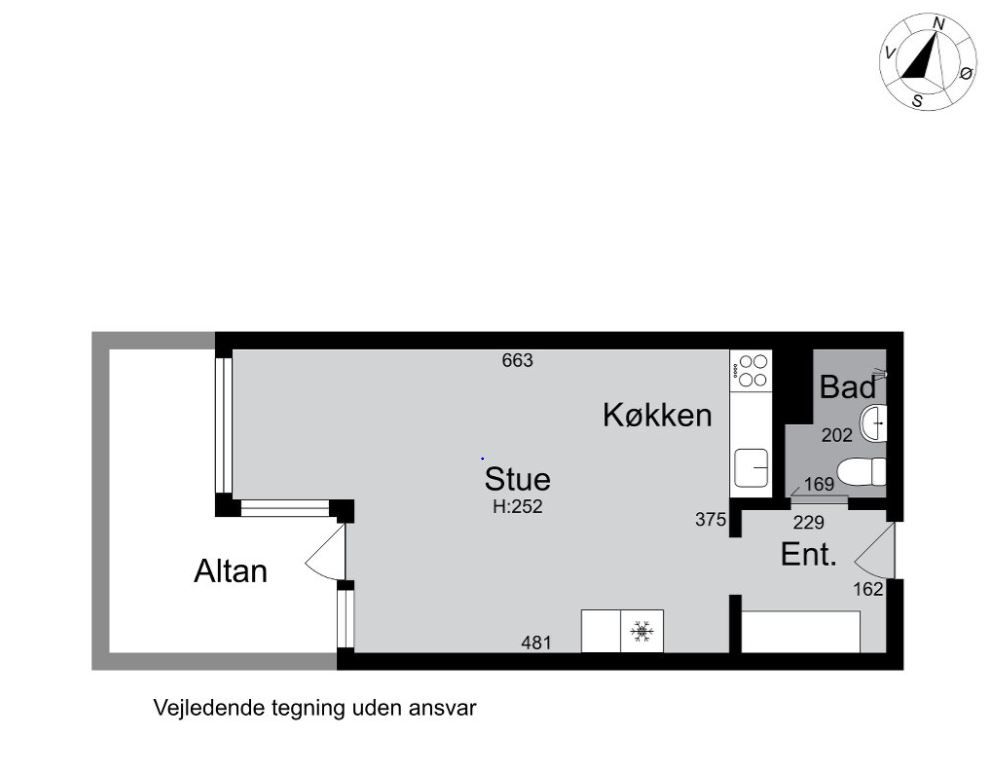 Perfekt lejlighed m/altan og super udsigt ( ingen studiepligt !! )
