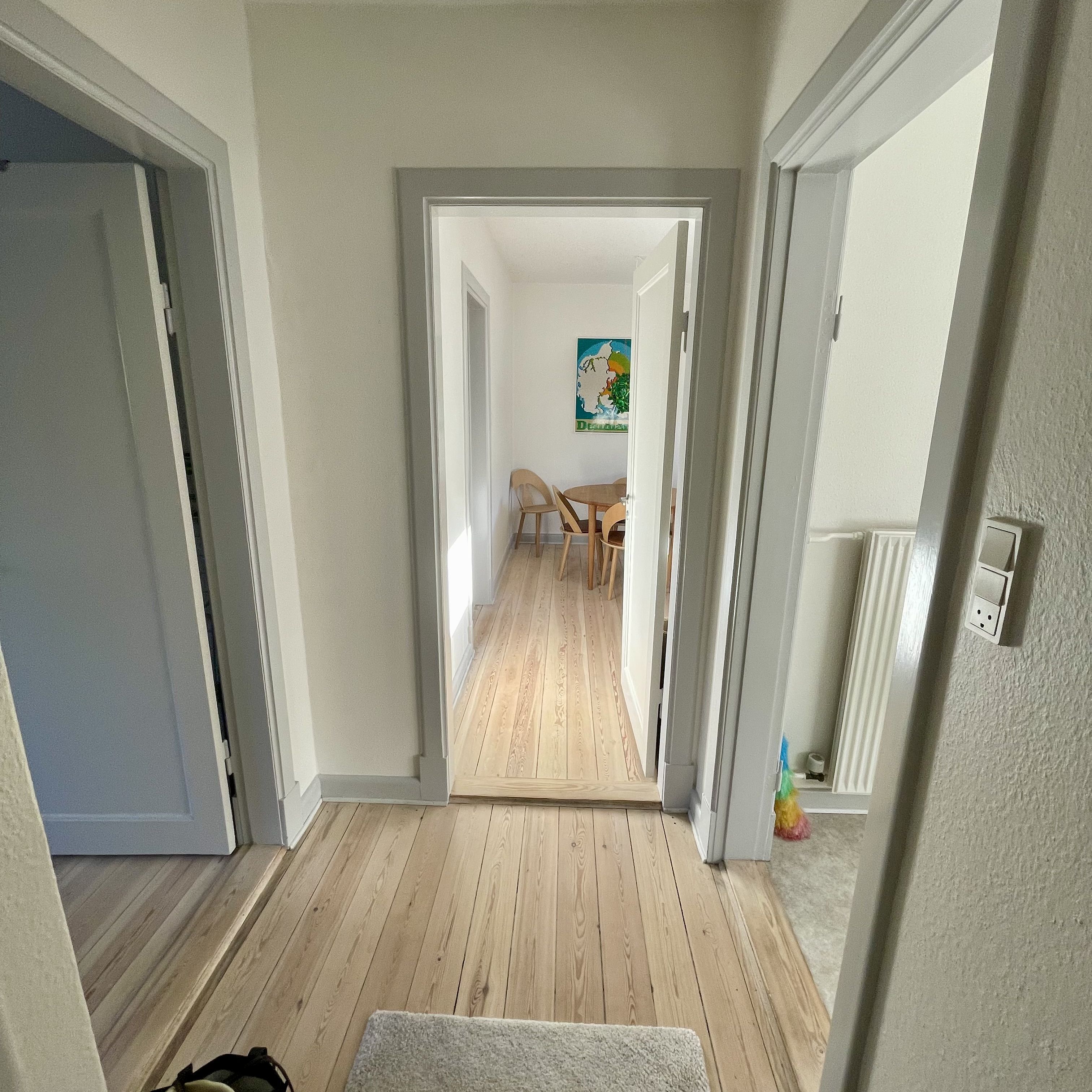 Lys og venlig 3 værelsers lejlighed centralt i Aabenraa