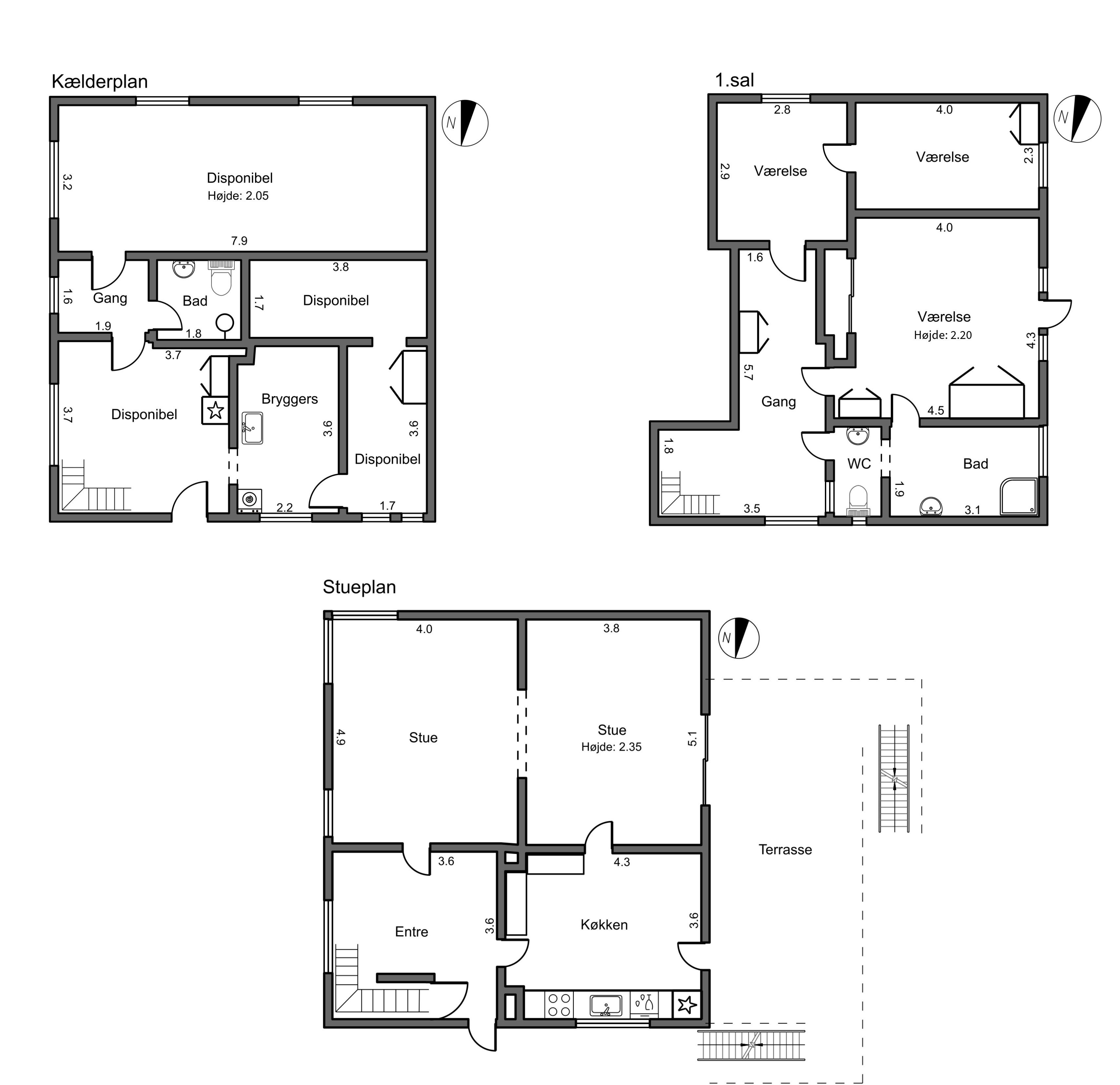Large 3 bedroom house with lots of space